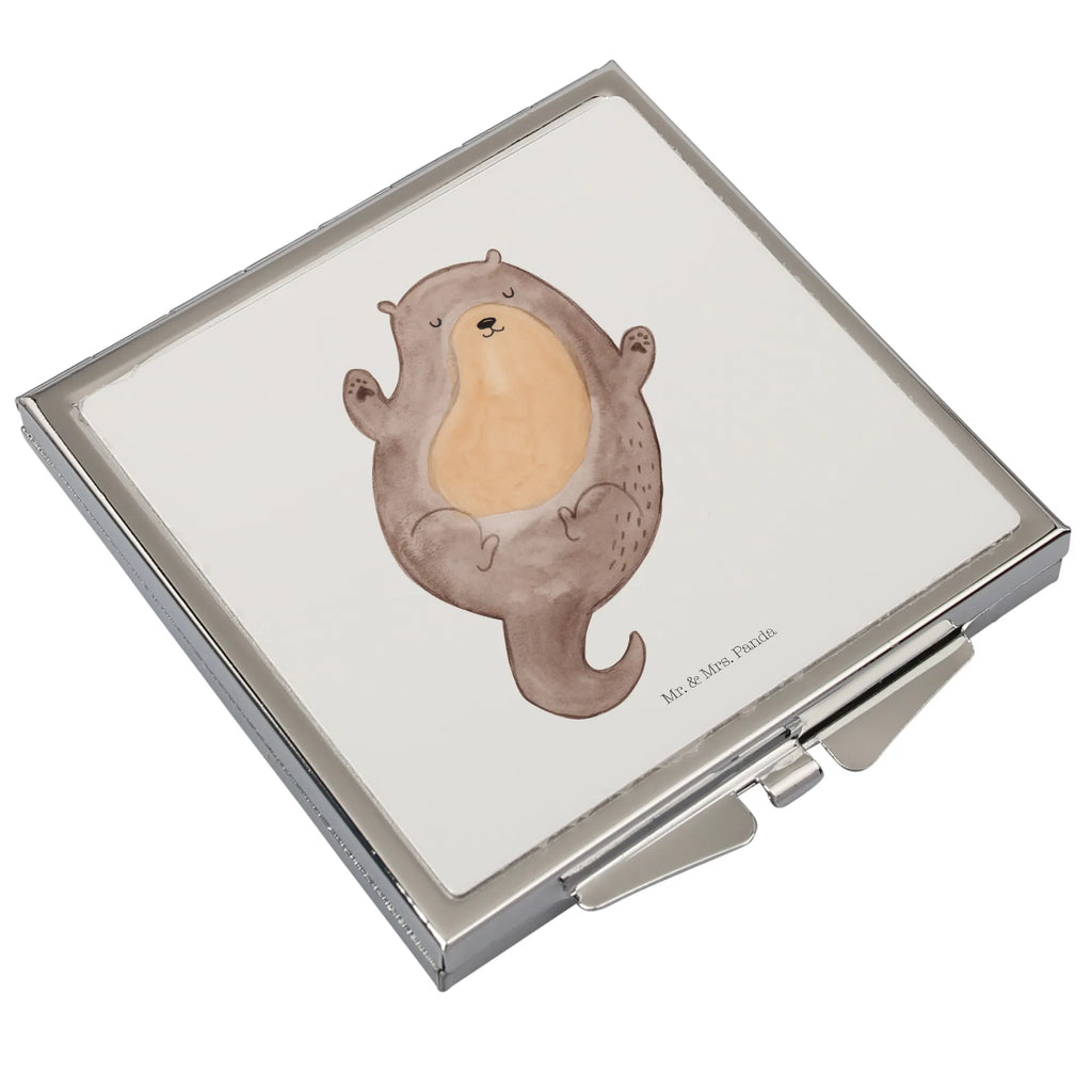 Handtaschenspiegel quadratisch Otter Umarmen Handspiegel Mit Hülle, Spiegel Für Handtasche, Handtaschenspiegel, Deko Handspiegel, Taschen-Kosmetikspiegel, Handspiegel Zum Mitnehmen, Spiegel Für Schminktasche, Mini Spiegel, Taschenspiegel, Handspiegel Geschenkidee, Quadratischer Handspiegel, Klappbarer Taschenspiegel, Vintage Kompaktspiegel, Schminkspiegel To Go, Spiegel Für Make-Up Tasche, Spiegel Für Unterwegs, Runder Taschenspiegel, Klappspiegel, Silber, Kosmetikspiegel Klein, Reise Spiegel, Schminkspiegel Kompakt, Design Taschenspiegel, Klappbarer Handspiegel, Kompaktspiegel, Handspiegel Für Damen, Tragbarer Spiegel, Otter, Fischotter, Seeotter, Otter Seeotter See Otter