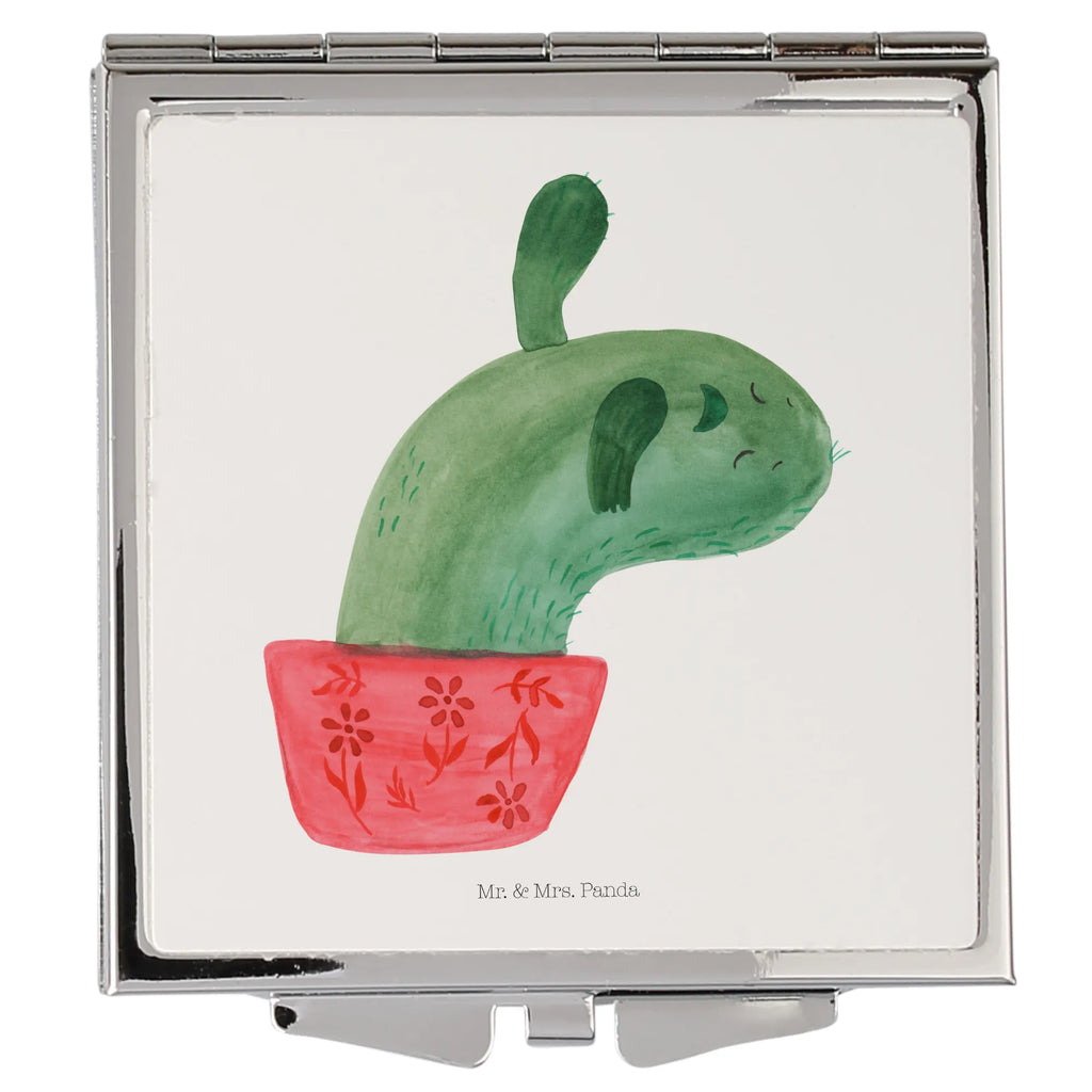 Kwadratowe lusterko do torebki kaktus Mama Kaktus, Kaktusy