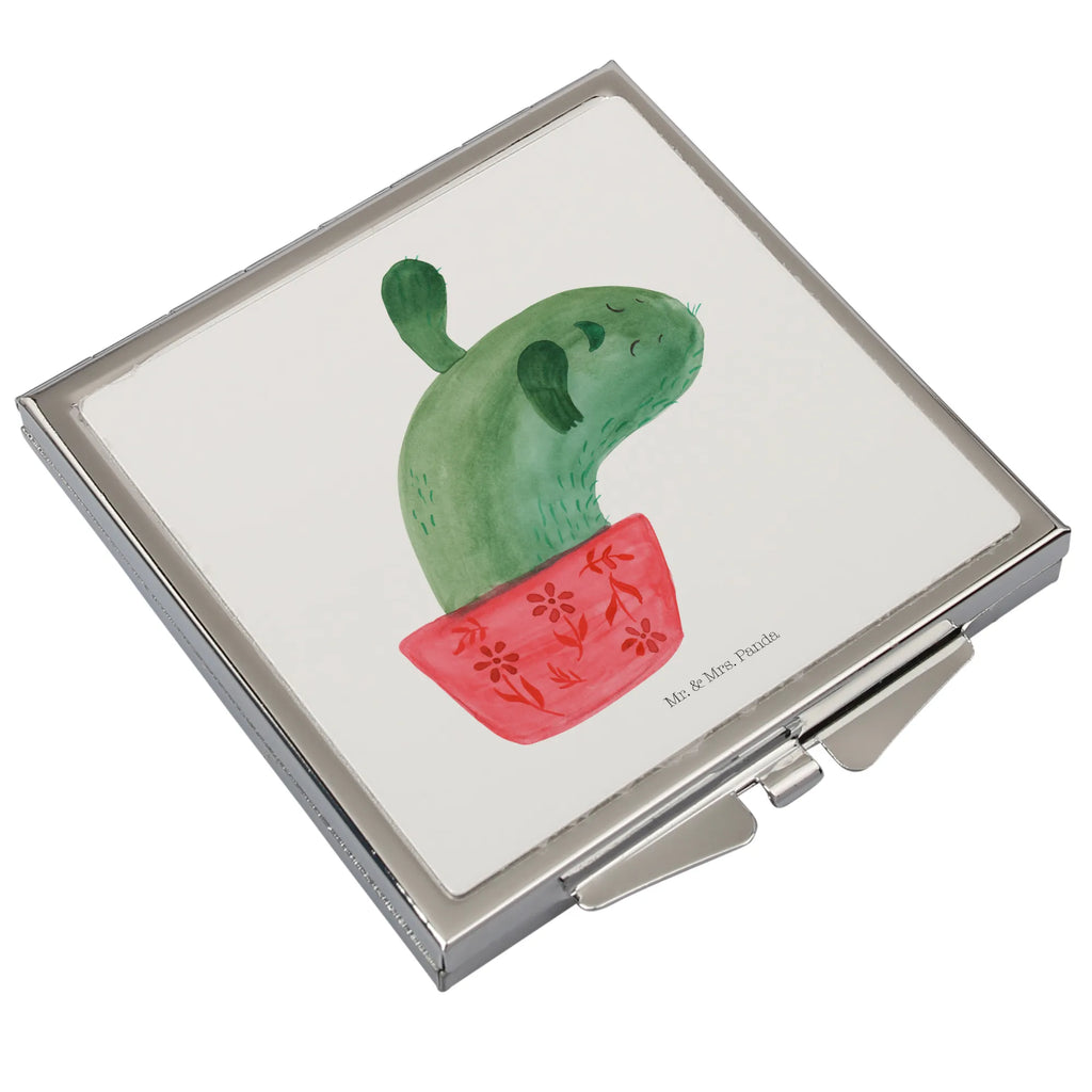 Kwadratowe lusterko do torebki kaktus Mama Kaktus, Kaktusy