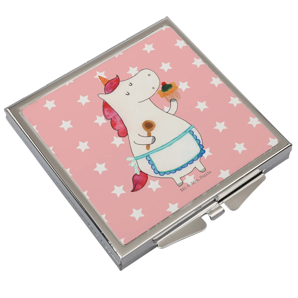 Kwadratowe lusterko do torebki Jednorożec Kuchnia Jednorożec, jednorożce, dekoracje jednorożca, jednorożec