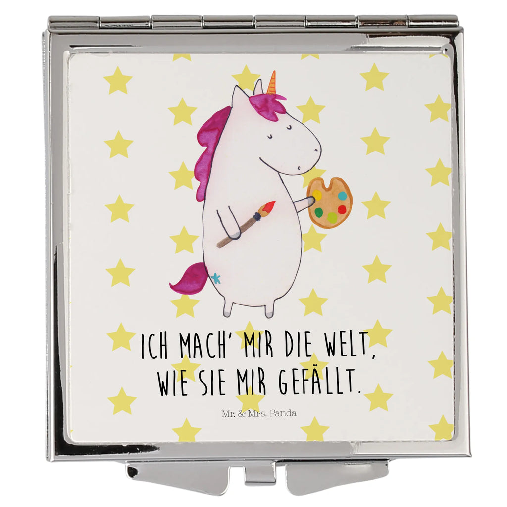 Kwadratowe lusterko do torebki Jednorożec Artysta Vintage Kompaktspiegel, Tragbarer Spiegel, Handspiegel Mit Hülle, Klappbarer Handspiegel, Reise Spiegel, Quadratischer Handspiegel, Silber, Klappspiegel, Mini Spiegel, Spiegel Für Schminktasche, Handspiegel Zum Mitnehmen, Schminkspiegel Kompakt, Handspiegel Für Damen, Design Taschenspiegel, Schminkspiegel To Go, Spiegel Für Unterwegs, Taschen-Kosmetikspiegel, Spiegel Für Handtasche, Kompaktspiegel, Handtaschenspiegel, Handspiegel Geschenkidee, Spiegel Für Make-Up Tasche, Runder Taschenspiegel, Klappbarer Taschenspiegel, Deko Handspiegel, Taschenspiegel, Kosmetikspiegel Klein, Einhörner, Einhorn, Unicorn, Einhorn Deko, Stift, Welt, Farbe, Zeichnen, Englisch, Malen, Geschenk, Artist, Künstler, Maler, Pinsel