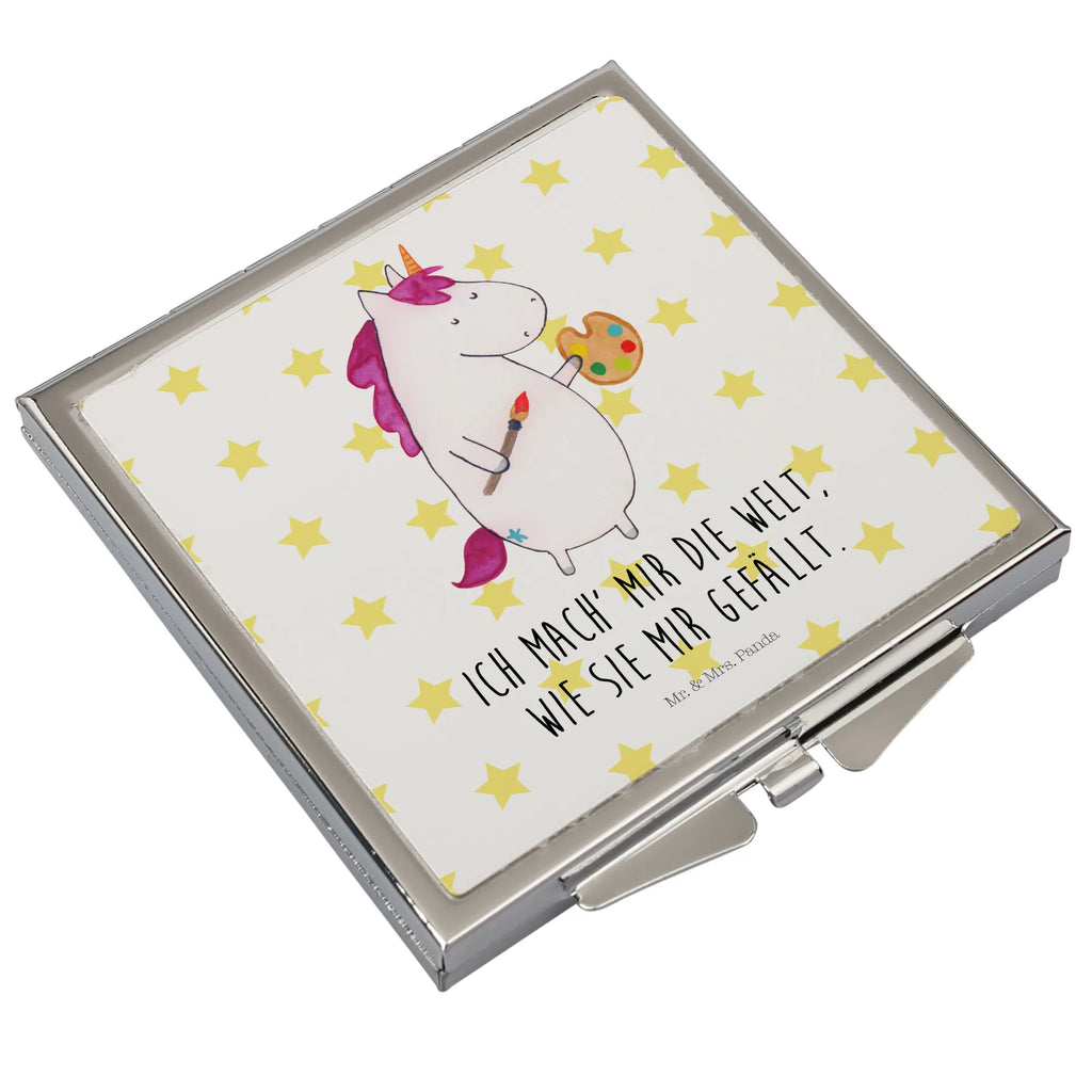 Kwadratowe lusterko do torebki Jednorożec Artysta Vintage Kompaktspiegel, Tragbarer Spiegel, Handspiegel Mit Hülle, Klappbarer Handspiegel, Reise Spiegel, Quadratischer Handspiegel, Silber, Klappspiegel, Mini Spiegel, Spiegel Für Schminktasche, Handspiegel Zum Mitnehmen, Schminkspiegel Kompakt, Handspiegel Für Damen, Design Taschenspiegel, Schminkspiegel To Go, Spiegel Für Unterwegs, Taschen-Kosmetikspiegel, Spiegel Für Handtasche, Kompaktspiegel, Handtaschenspiegel, Handspiegel Geschenkidee, Spiegel Für Make-Up Tasche, Runder Taschenspiegel, Klappbarer Taschenspiegel, Deko Handspiegel, Taschenspiegel, Kosmetikspiegel Klein, Einhörner, Einhorn, Unicorn, Einhorn Deko, Stift, Welt, Farbe, Zeichnen, Englisch, Malen, Geschenk, Artist, Künstler, Maler, Pinsel