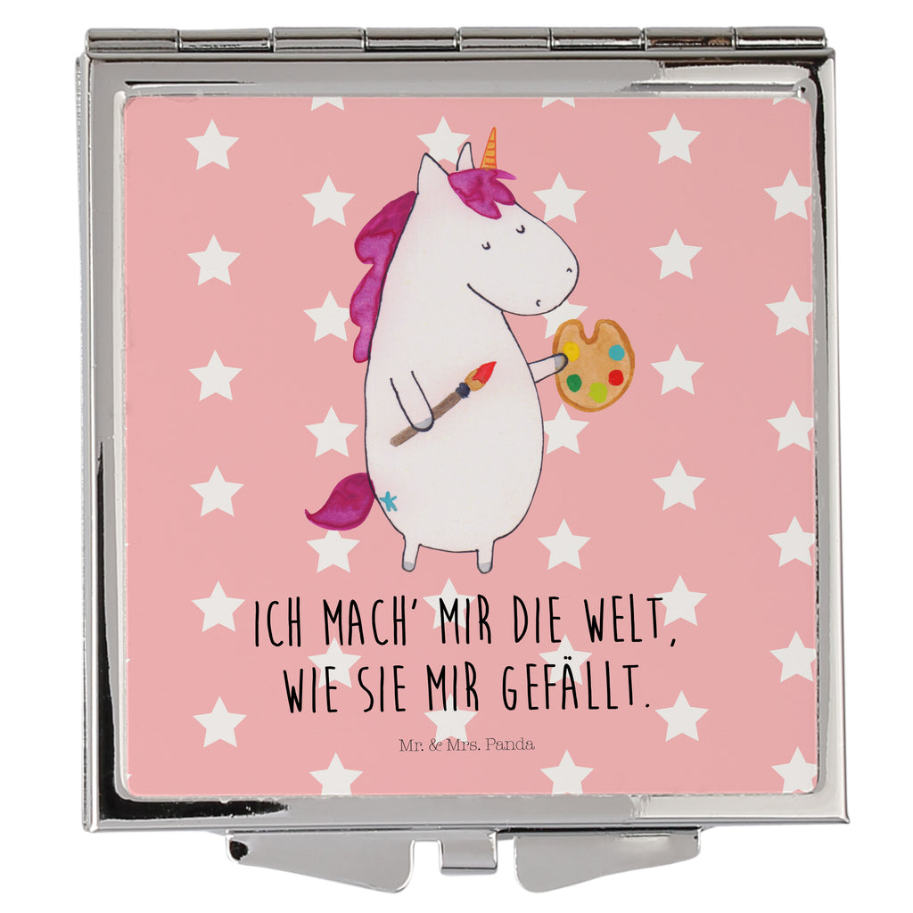 Kwadratowe lusterko do torebki Jednorożec Artysta Vintage Kompaktspiegel, Tragbarer Spiegel, Handspiegel Mit Hülle, Klappbarer Handspiegel, Reise Spiegel, Quadratischer Handspiegel, Silber, Klappspiegel, Mini Spiegel, Spiegel Für Schminktasche, Handspiegel Zum Mitnehmen, Schminkspiegel Kompakt, Handspiegel Für Damen, Design Taschenspiegel, Schminkspiegel To Go, Spiegel Für Unterwegs, Taschen-Kosmetikspiegel, Spiegel Für Handtasche, Kompaktspiegel, Handtaschenspiegel, Handspiegel Geschenkidee, Spiegel Für Make-Up Tasche, Runder Taschenspiegel, Klappbarer Taschenspiegel, Deko Handspiegel, Taschenspiegel, Kosmetikspiegel Klein, Einhörner, Einhorn, Unicorn, Einhorn Deko, Stift, Welt, Farbe, Zeichnen, Englisch, Malen, Geschenk, Artist, Künstler, Maler, Pinsel