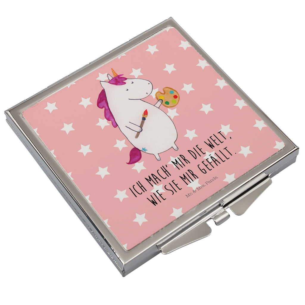 Kwadratowe lusterko do torebki Jednorożec Artysta Vintage Kompaktspiegel, Tragbarer Spiegel, Handspiegel Mit Hülle, Klappbarer Handspiegel, Reise Spiegel, Quadratischer Handspiegel, Silber, Klappspiegel, Mini Spiegel, Spiegel Für Schminktasche, Handspiegel Zum Mitnehmen, Schminkspiegel Kompakt, Handspiegel Für Damen, Design Taschenspiegel, Schminkspiegel To Go, Spiegel Für Unterwegs, Taschen-Kosmetikspiegel, Spiegel Für Handtasche, Kompaktspiegel, Handtaschenspiegel, Handspiegel Geschenkidee, Spiegel Für Make-Up Tasche, Runder Taschenspiegel, Klappbarer Taschenspiegel, Deko Handspiegel, Taschenspiegel, Kosmetikspiegel Klein, Einhörner, Einhorn, Unicorn, Einhorn Deko, Stift, Welt, Farbe, Zeichnen, Englisch, Malen, Geschenk, Artist, Künstler, Maler, Pinsel
