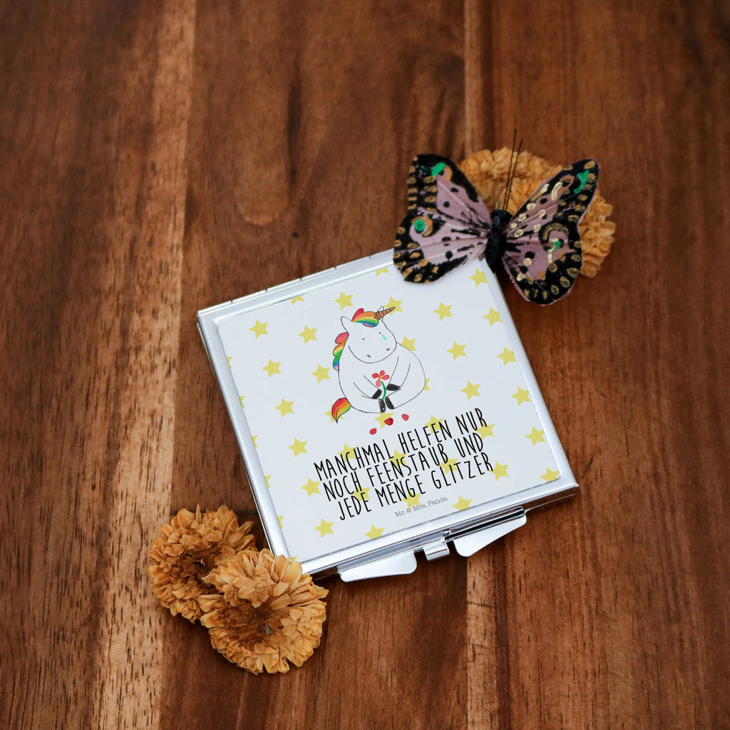Kwadratowe lusterko do torebki Jednorożec Smutny Handspiegel Mit Hülle, Reise Spiegel, Kosmetikspiegel Klein, Kompaktspiegel, Klappbarer Handspiegel, Spiegel Für Unterwegs, Taschen-Kosmetikspiegel, Schminkspiegel To Go, Handtaschenspiegel, Design Taschenspiegel, Klappbarer Taschenspiegel, Spiegel Für Schminktasche, Taschenspiegel, Klappspiegel, Quadratischer Handspiegel, Handspiegel Geschenkidee, Tragbarer Spiegel, Runder Taschenspiegel, Handspiegel Für Damen, Mini Spiegel, Vintage Kompaktspiegel, Deko Handspiegel, Schminkspiegel Kompakt, Spiegel Für Handtasche, Spiegel Für Make-Up Tasche, Handspiegel Zum Mitnehmen, Einhorn, Einhörner, Einhorn Deko, Unicorn, Glitzer, Liebe, Freunde, Trauer, Trösten. Freundschaft, Blume, Grußkarte