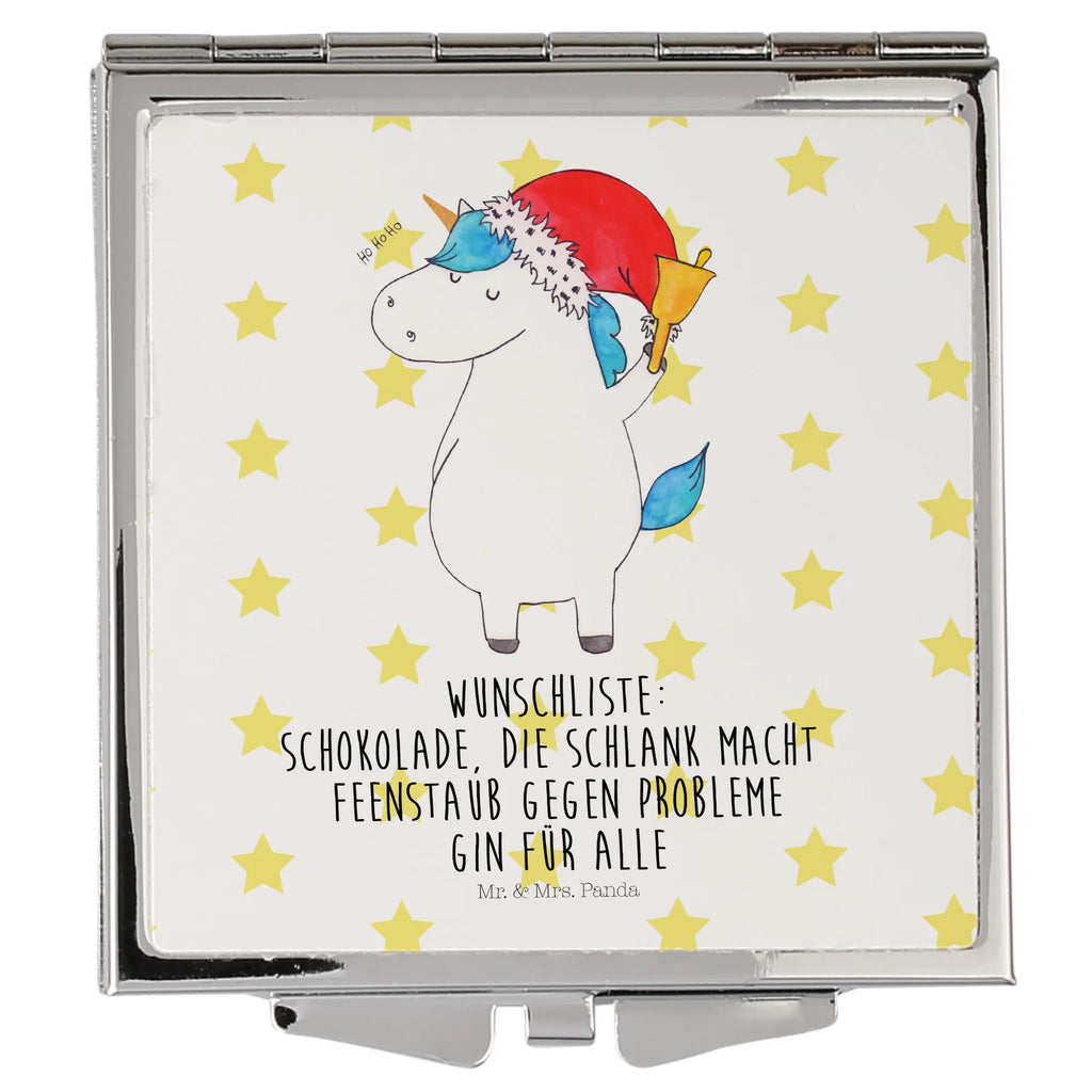 Kwadratowe lusterko do torebki Jednorożec Mikołaj Silber, Mini Spiegel, Kompaktspiegel, Design Taschenspiegel, Spiegel Für Schminktasche, Handspiegel Zum Mitnehmen, Spiegel Für Make-Up Tasche, Quadratischer Handspiegel, Tragbarer Spiegel, Vintage Kompaktspiegel, Klappspiegel, Handspiegel Mit Hülle, Spiegel Für Handtasche, Handspiegel Geschenkidee, Schminkspiegel Kompakt, Spiegel Für Unterwegs, Taschenspiegel, Schminkspiegel To Go, Klappbarer Taschenspiegel, Taschen-Kosmetikspiegel, Deko Handspiegel, Handtaschenspiegel, Runder Taschenspiegel, Reise Spiegel, Kosmetikspiegel Klein, Klappbarer Handspiegel, Handspiegel Für Damen, Einhörner, Einhorn, Unicorn, Einhorn Deko, Feenstaub, Weihnachten, Nikolaus, Schokolade, Weihnachtsmann, Schoki, Gin, Wunschliste, Wunschzettel