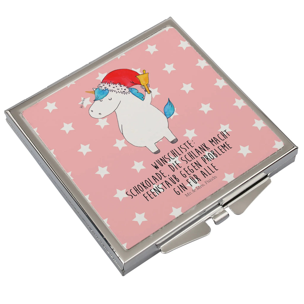 Kwadratowe lusterko do torebki Jednorożec Mikołaj Silber, Mini Spiegel, Kompaktspiegel, Design Taschenspiegel, Spiegel Für Schminktasche, Handspiegel Zum Mitnehmen, Spiegel Für Make-Up Tasche, Quadratischer Handspiegel, Tragbarer Spiegel, Vintage Kompaktspiegel, Klappspiegel, Handspiegel Mit Hülle, Spiegel Für Handtasche, Handspiegel Geschenkidee, Schminkspiegel Kompakt, Spiegel Für Unterwegs, Taschenspiegel, Schminkspiegel To Go, Klappbarer Taschenspiegel, Taschen-Kosmetikspiegel, Deko Handspiegel, Handtaschenspiegel, Runder Taschenspiegel, Reise Spiegel, Kosmetikspiegel Klein, Klappbarer Handspiegel, Handspiegel Für Damen, Einhörner, Einhorn, Unicorn, Einhorn Deko, Feenstaub, Weihnachten, Nikolaus, Schokolade, Weihnachtsmann, Schoki, Gin, Wunschliste, Wunschzettel