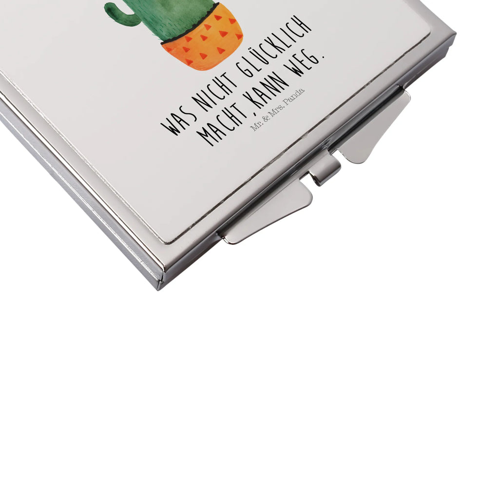 Kwadratowe lusterko do torebki Kaktus Słońce Kaktus, Kaktusy