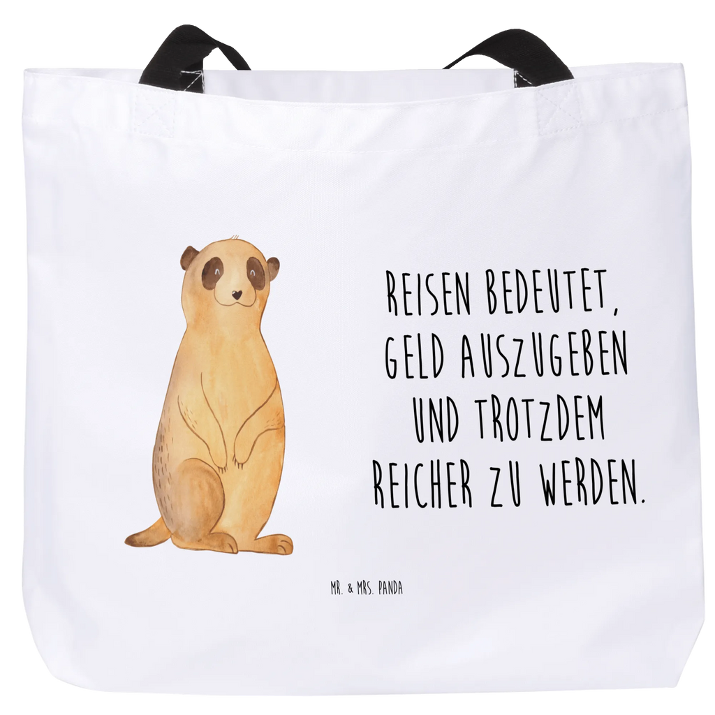 Shopper Erdmännchen Beutel, Shopper, Schultasche, Strandtasche, Freizeittasche, Einkaufsbeutel, Alltagstasche, Tasche, Schulbeutel, Tragebeutel, Einkaufstasche, Afrika, Wildtiere, Spruch, Weltreise, Reisen, Erdmännchen, Traveling, Roadtrip, Afrikareise