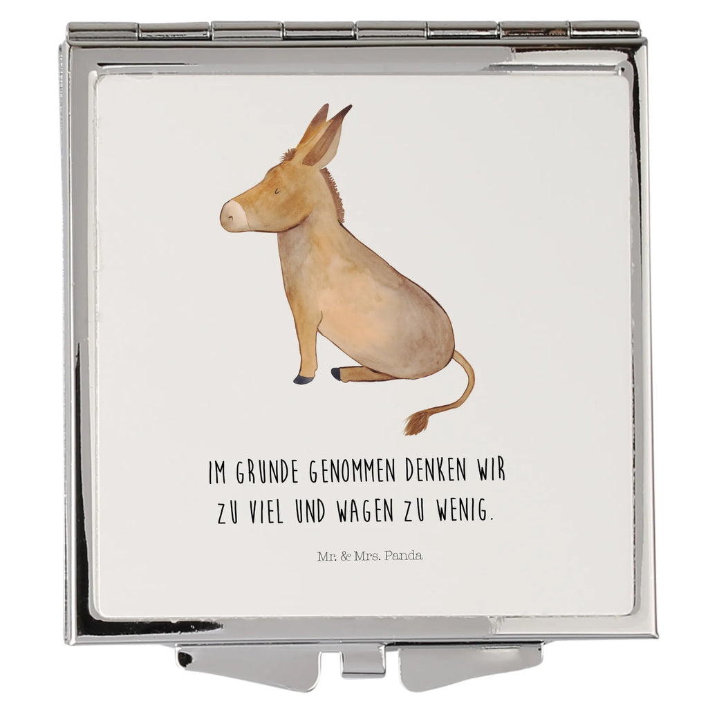 Handtaschenspiegel quadratisch Esel Schminkspiegel To Go, Vintage Kompaktspiegel, Handtaschenspiegel, Handspiegel Geschenkidee, Deko Handspiegel, Spiegel Für Schminktasche, Spiegel Für Unterwegs, Spiegel Für Handtasche, Design Taschenspiegel, Klappspiegel, Handspiegel Zum Mitnehmen, Handspiegel Mit Hülle, Klappbarer Handspiegel, Taschenspiegel, Kosmetikspiegel Klein, Spiegel Für Make-Up Tasche, Runder Taschenspiegel, Kompaktspiegel, Schminkspiegel Kompakt, Klappbarer Taschenspiegel, Taschen-Kosmetikspiegel, Handspiegel Für Damen, Mini Spiegel, Reise Spiegel, Quadratischer Handspiegel, Tragbarer Spiegel, Tiermotive, Gute Laune, lustige Sprüche, Tiere, zuversicht, Ziel, Esel, Lebensmut, erfolg, Lebensglück, Lebensziel, tapferkeit, Weisheit, Mut, positive gedanken