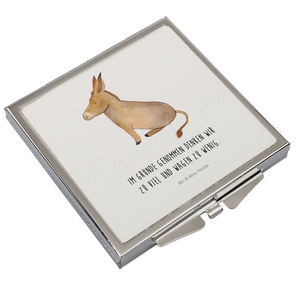 Handtaschenspiegel quadratisch Esel Schminkspiegel To Go, Vintage Kompaktspiegel, Handtaschenspiegel, Handspiegel Geschenkidee, Deko Handspiegel, Spiegel Für Schminktasche, Spiegel Für Unterwegs, Spiegel Für Handtasche, Design Taschenspiegel, Klappspiegel, Handspiegel Zum Mitnehmen, Handspiegel Mit Hülle, Klappbarer Handspiegel, Taschenspiegel, Kosmetikspiegel Klein, Spiegel Für Make-Up Tasche, Runder Taschenspiegel, Kompaktspiegel, Schminkspiegel Kompakt, Klappbarer Taschenspiegel, Taschen-Kosmetikspiegel, Handspiegel Für Damen, Mini Spiegel, Reise Spiegel, Quadratischer Handspiegel, Tragbarer Spiegel, Tiermotive, Gute Laune, lustige Sprüche, Tiere, zuversicht, Ziel, Esel, Lebensmut, erfolg, Lebensglück, Lebensziel, tapferkeit, Weisheit, Mut, positive gedanken