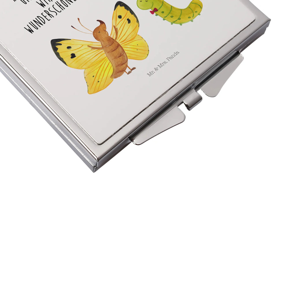Kwadratowe lusterko do torebki gąsienica motyl Schminkspiegel Kompakt, Handtaschenspiegel, Schminkspiegel To Go, Handspiegel Geschenkidee, Handspiegel Mit Hülle, Kosmetikspiegel Klein, Spiegel Für Handtasche, Taschen-Kosmetikspiegel, Vintage Kompaktspiegel, Spiegel Für Unterwegs, Reise Spiegel, Handspiegel Zum Mitnehmen, Quadratischer Handspiegel, Kompaktspiegel, Silber, Runder Taschenspiegel, Klappbarer Handspiegel, Handspiegel Für Damen, Design Taschenspiegel, Tragbarer Spiegel, Deko Handspiegel, Klappspiegel, Mini Spiegel, Spiegel Für Make-Up Tasche, Taschenspiegel, Spiegel Für Schminktasche, Klappbarer Taschenspiegel, Gute Laune, Tiermotive, Tiere, Lustige Sprüche, Schönheit, Raupe, Aufwachsen, Kokon, Hut, Schmetterling, Zitronenfalter, Erwachsen Werden, Entwicklung, Hütchen