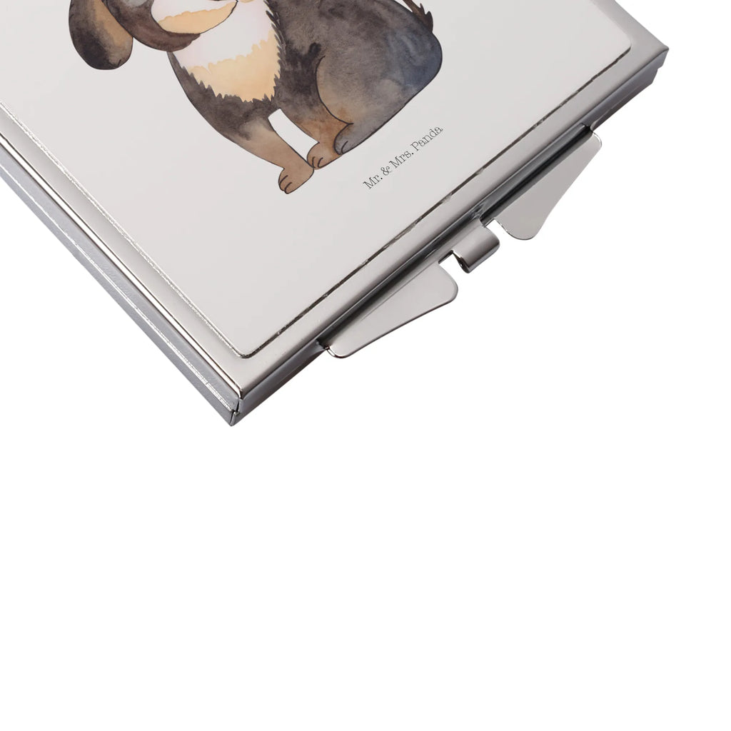 Handbag mirror Dog Relax handbag, mirror, square, make-up mirror, make up, silver, dog, mutt, hound, woof, dog mama, dog breed, love dogs, love for dogs, dog decorative items, bag with dog print, funny gifts for dog owners, what do you give a dog lover, Christmas gifts for dogs, gifts for dogs, dog sayings, Dog, black dog, dog happiness, love, dog love