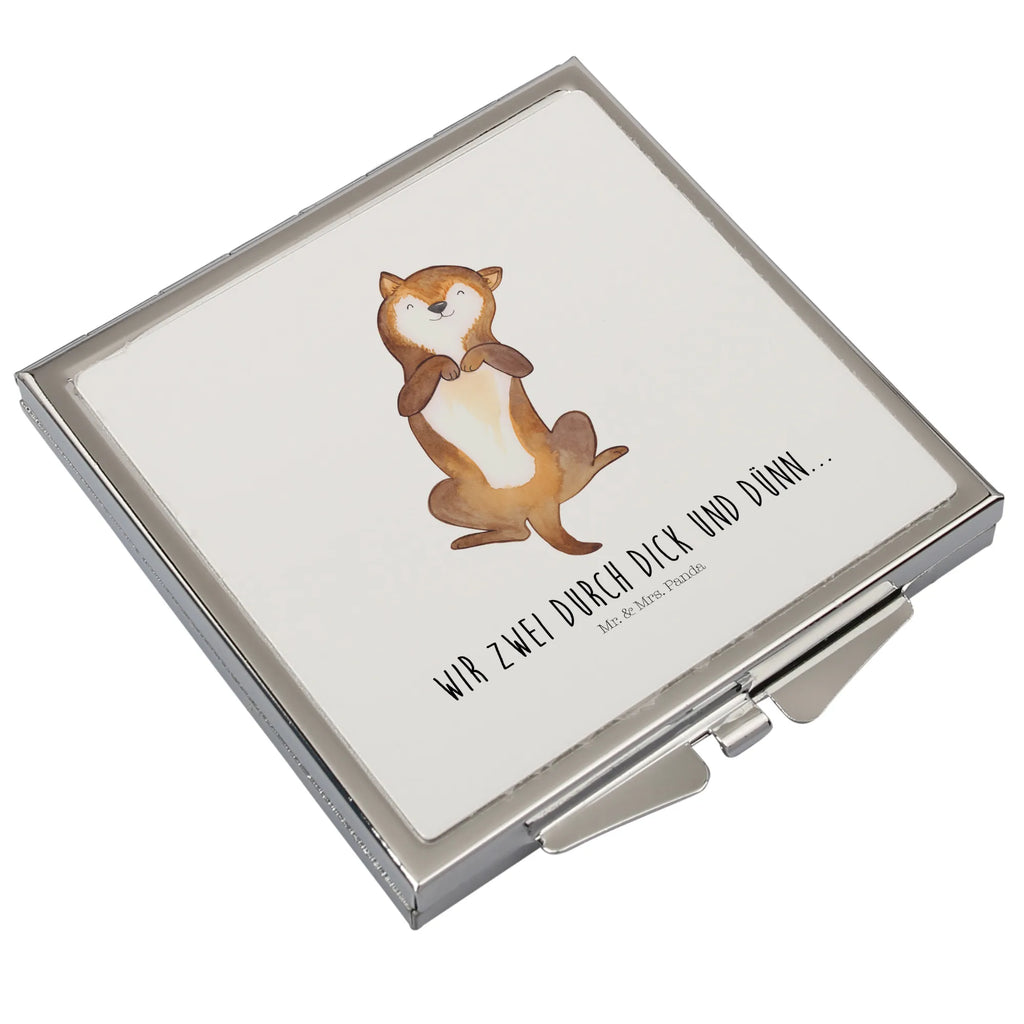 Handbag mirror Dog Stroke silver, make-up mirror, square, handbag, make up, mirror, dog, mutt, hound, woof, dog mama, dog breed, love dogs, love for dogs, dog decorative items, bag with dog print, funny gifts for dog owners, what do you give a dog lover, Christmas gifts for dogs, gifts for dogs, dog sayings, dog puppy, dog love, belly rub, Dog