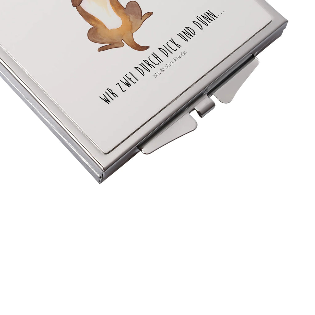 Handbag mirror Dog Stroke silver, make-up mirror, square, handbag, make up, mirror, dog, mutt, hound, woof, dog mama, dog breed, love dogs, love for dogs, dog decorative items, bag with dog print, funny gifts for dog owners, what do you give a dog lover, Christmas gifts for dogs, gifts for dogs, dog sayings, dog puppy, dog love, belly rub, Dog