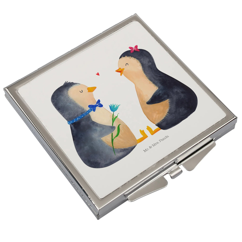 Kwadratowe lusterko do torebki Pingwin para Handspiegel Zum Mitnehmen, Vintage Kompaktspiegel, Klappspiegel, Klappbarer Handspiegel, Spiegel Für Handtasche, Spiegel Für Unterwegs, Tragbarer Spiegel, Design Taschenspiegel, Klappbarer Taschenspiegel, Spiegel Für Make-Up Tasche, Silber, Taschen-Kosmetikspiegel, Kosmetikspiegel Klein, Schminkspiegel Kompakt, Taschenspiegel, Quadratischer Handspiegel, Handspiegel Geschenkidee, Handtaschenspiegel, Reise Spiegel, Kompaktspiegel, Schminkspiegel To Go, Handspiegel Mit Hülle, Runder Taschenspiegel, Deko Handspiegel, Spiegel Für Schminktasche, Mini Spiegel, Handspiegel Für Damen, Pinguin, Liebespaar, Liebesbeweis, Hochzeitstag, Hochzeit, Pinguine, Liebesgeschenk, Traumpaar, Große Liebe, Hochzeitsgeschenk, Liebe, Jahrestag, Verlobung