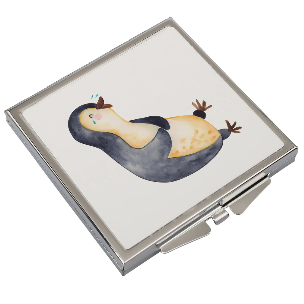 Handbag mirror Penguin Laugh Tragbarer Spiegel, Reise Spiegel, Runder Taschenspiegel, Vintage Kompaktspiegel, Handtaschenspiegel, Spiegel Für Handtasche, Quadratischer Handspiegel, Klappbarer Taschenspiegel, Design Taschenspiegel, Silber, Kosmetikspiegel Klein, Schminkspiegel Kompakt, Spiegel Für Schminktasche, Handspiegel Mit Hülle, Taschen-Kosmetikspiegel, Kompaktspiegel, Taschenspiegel, Spiegel Für Unterwegs, Handspiegel Zum Mitnehmen, Klappbarer Handspiegel, Mini Spiegel, Handspiegel Geschenkidee, Klappspiegel, Spiegel Für Make-Up Tasche, Handspiegel Für Damen, Deko Handspiegel, Schminkspiegel To Go, Pinguin, Optimismus, Lustiger Spruch, Fröhlich, Lachen, Fröhlichkeit, Humor, Pinguine