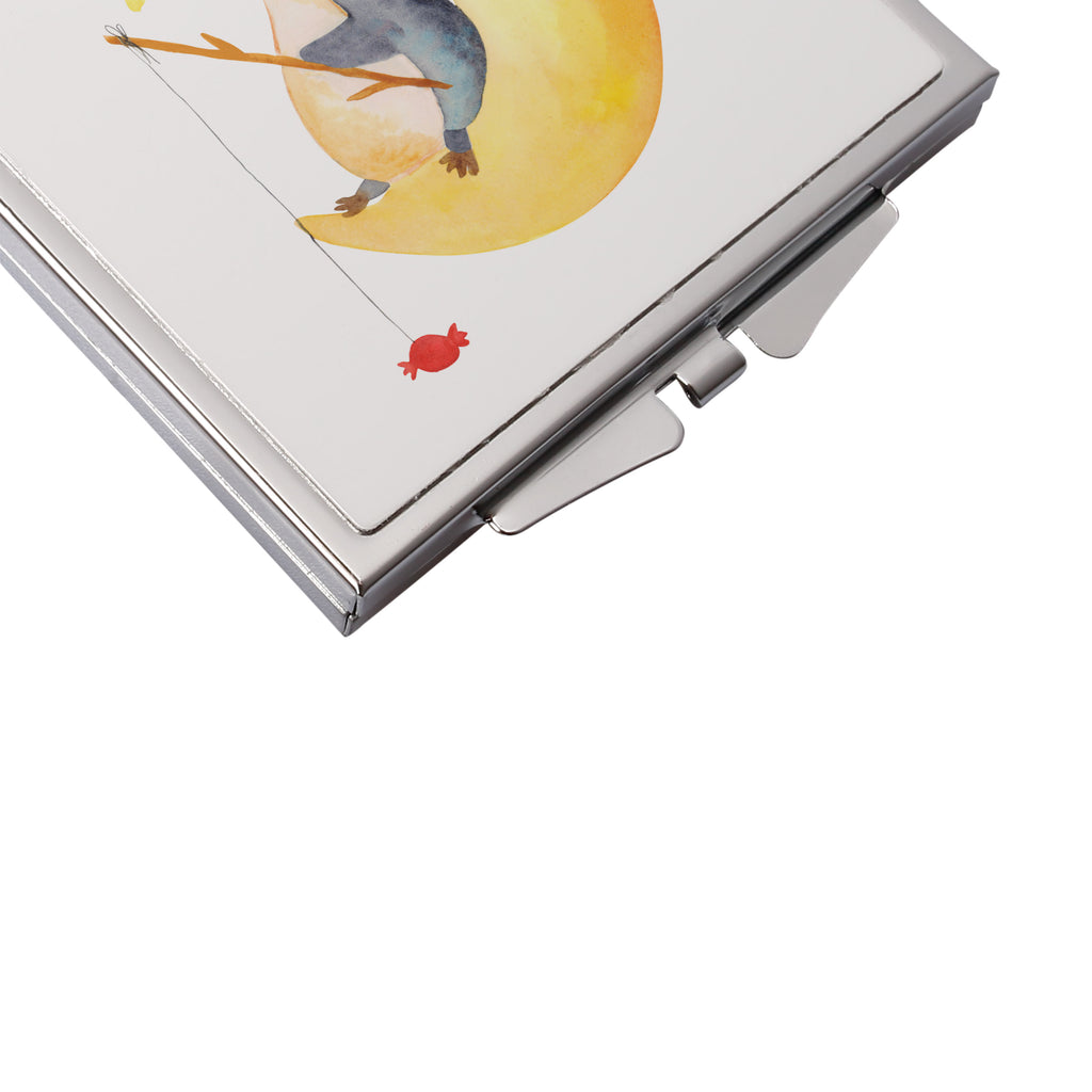 Kwadratowe lusterko do torebki pingwin księżyc Pinguin