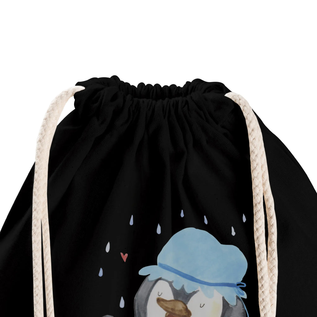 Drawstring bag Penguin have a shower hipster, jute bag, gym bag, bag, carrier bag, sports bag, Penguin, North Pole, Winter, Penguins, life motto, new start, shower, motivation, being happy, penguins, new beginning