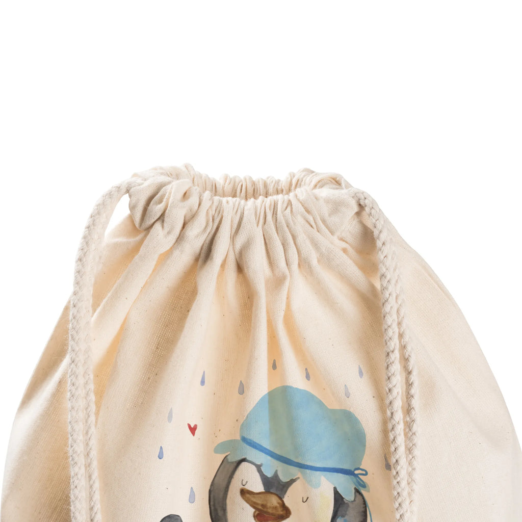 Drawstring bag Penguin have a shower hipster, jute bag, gym bag, bag, carrier bag, sports bag, Penguin, North Pole, Winter, Penguins, life motto, new start, shower, motivation, being happy, penguins, new beginning