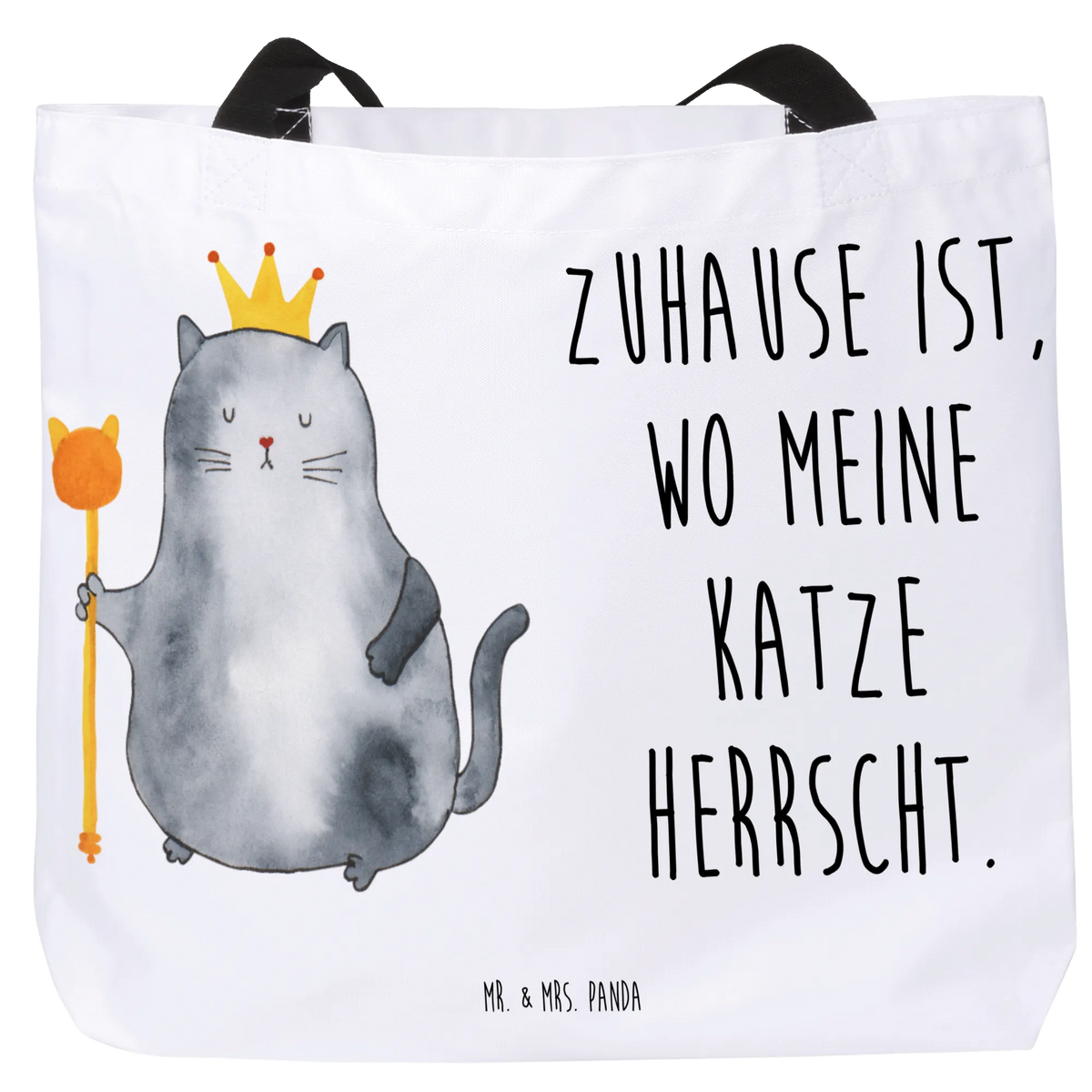 Shopper Katze König Laptoptasche, City-Shopper, Tragebeutel, Henkeltasche, Strandtasche, Beutel, Stoffbeutel, Statement-Tasche, Einkaufstasche, Reisetasche, Tragetasche, Shopper Tasche, Büchertasche, XL Tasche, Pandatasche, Schulbeutel, Schultasche, Freizeittasche, Tasche, XXL Tasche, Tote Bag, studententasche, Alltagstasche, Urlaubstasche, Unitasche, Stofftasche, Katzenmotiv, Katzenfan, Katzendeko, Katze, Katzenfreund, Katzenliebhaber, Katzenprodukte, Katzenartikel, Katzenaccessoires, Katzensouvenirs, Katzenliebhaberprodukte, Katzenmotive, Wohnung, Königin, Haustier, Katzen, Erste Eigenen Wohnung, Katzenhalter, Cat, Katzenbesitzerin, Mietze, Einzug, Cats, König, Umzug, Mietzhaus, Queen, Familie, Kater