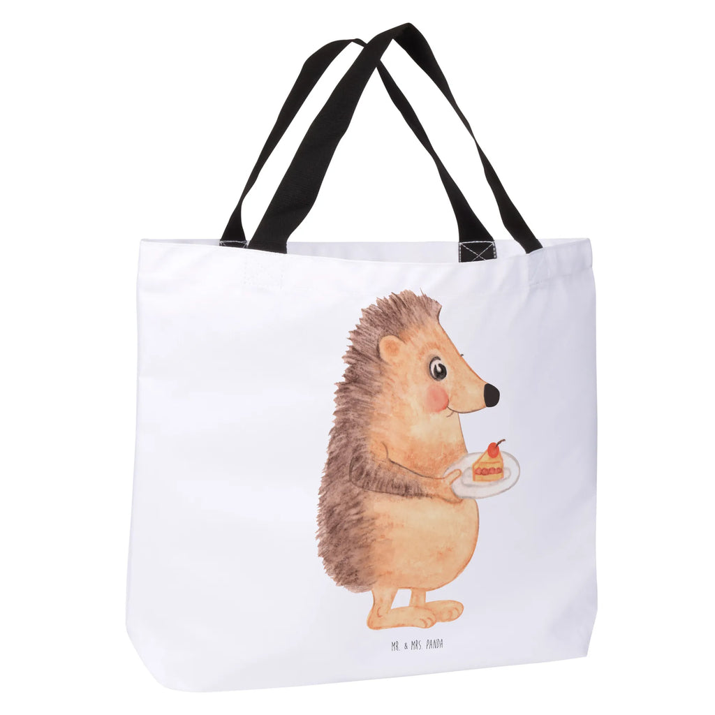 Shopper Hedgehog piece of cake Tragebeutel, Stofftasche, Shopper, Strandtasche, Schulbeutel, Einkaufsbeutel, Ausflug, XL, Schultertasche, Beutel, Freizeittasche, Tüte, Schultasche, Einkaufstasche, XXL Tasche, Alltagstasche, Gute Laune, Lustige Sprüche, Tiermotive, Tiere, Einladung Party, Torte, Essen Spruch, Backen Geschenk, Igel, Geburtstagskuchen, Kuchen, Kuchen Backen