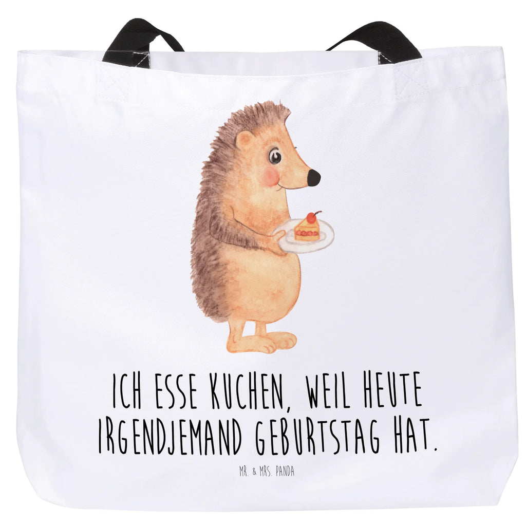 Shopper Hedgehog piece of cake Tragebeutel, Stofftasche, Shopper, Strandtasche, Schulbeutel, Einkaufsbeutel, Ausflug, XL, Schultertasche, Beutel, Freizeittasche, Tüte, Schultasche, Einkaufstasche, XXL Tasche, Alltagstasche, Gute Laune, Lustige Sprüche, Tiermotive, Tiere, Einladung Party, Torte, Essen Spruch, Backen Geschenk, Igel, Geburtstagskuchen, Kuchen, Kuchen Backen