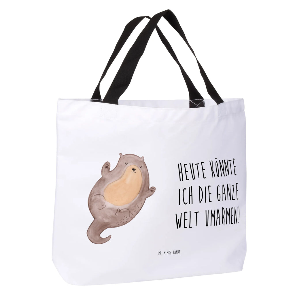 Shopper Otter Umarmen Shopper, Freizeittasche, XL, Ausflug, Einkaufstasche, Tragebeutel, Einkaufsbeutel, Schultertasche, Schultasche, Alltagstasche, XXL Tasche, Strandtasche, Beutel, Tüte, Stofftasche, Schulbeutel, Otter, Fischotter, Seeotter, Otter Seeotter See Otter