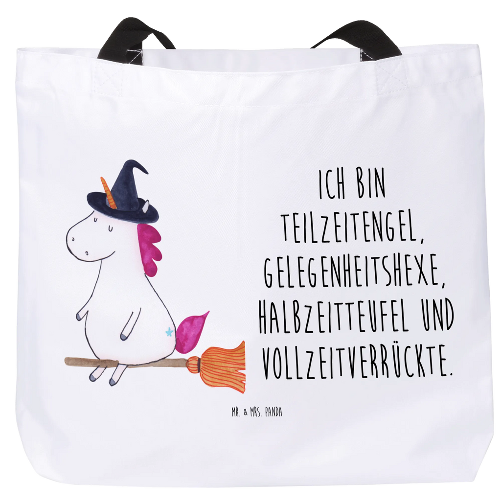 Shopper Einhorn Hexe Stofftasche, XXL Tasche, Strandtasche, Alltagstasche, Einkaufstasche, Freizeittasche, XL, Einkaufsbeutel, Schulbeutel, Shopper, Schultertasche, Ausflug, Schultasche, Tragebeutel, Beutel, Tüte, Unicorn, Einhorn, Einhörner, Einhorn Deko, Frau, Engel, Leben, Zicke, Hexe, Ehefrau, Verrückte, Teufel, Freundin