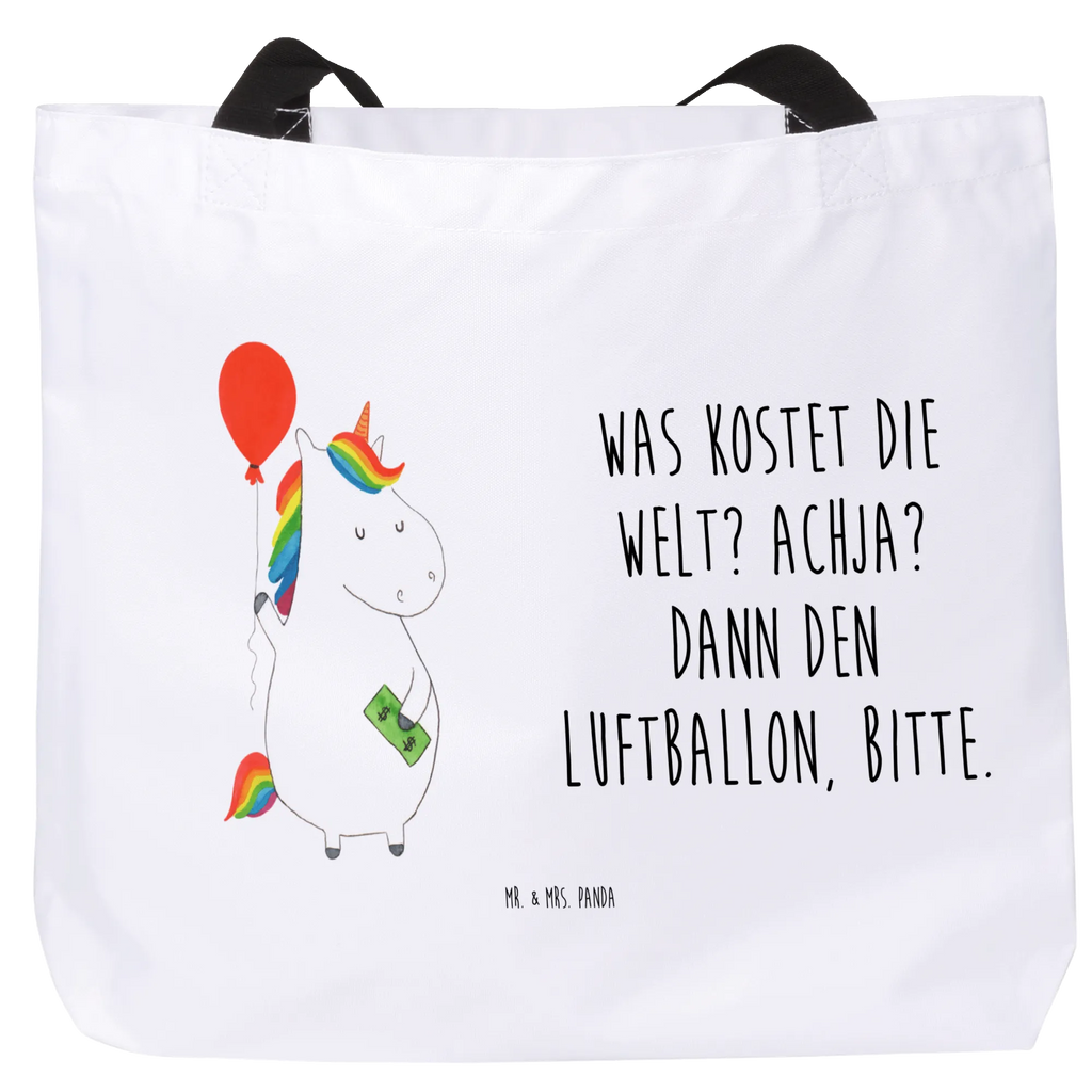 Shopper unicorn balloon Strandtasche, Tüte, Alltagstasche, Einkaufsbeutel, Einkaufstasche, Freizeittasche, XL, Ausflug, Schultertasche, Tragebeutel, XXL Tasche, Schultasche, Schulbeutel, Beutel, Stofftasche, Shopper, Unicorn, Einhorn, Einhörner, Einhorn Deko, Geld, Freundin, Geschenk, Lebenslust, Luftballon, Freude