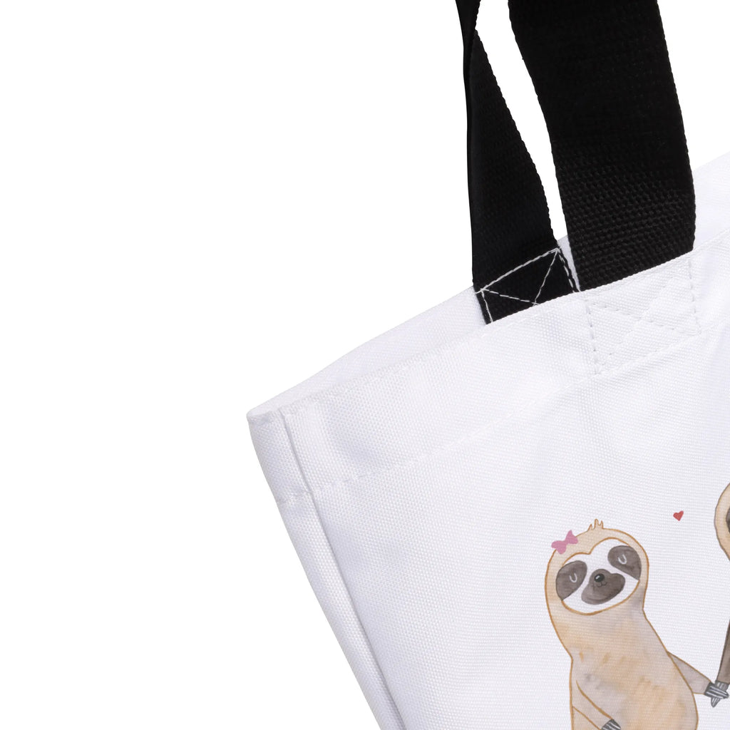 Shopper sloth pair Schultasche, Strandtasche, Shopper, Alltagstasche, Einkaufstasche, Beutel, Freizeittasche, Einkaufsbeutel, Tasche, Schulbeutel, Tragebeutel, Faultier, Faultier Geschenk, Faultier Deko, Pärchen, Langsamkeit, Liebespaar, gemeinsam, verliebt, verlobt, Liebe, faul, Faultiere, Faultierliebe, Faultierpärchen, Lieblingstier, Beziehung, relaxen