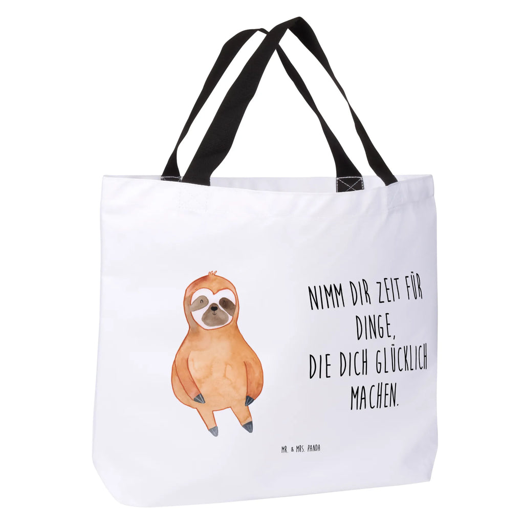 Shopper sloth Satisfied Beutel, Schultertasche, XL, Tüte, Shopper, Ausflug, Freizeittasche, Stofftasche, Einkaufsbeutel, Tragebeutel, Schultasche, Schulbeutel, Strandtasche, Einkaufstasche, XXL Tasche, Alltagstasche, Faultier, Faultier Geschenk, Faultier Deko, Lieblingstier, Frieden, Zufriedenheit, Glück, Faultiere, Ruhe, glücklich, Gelassenheit, Relaxen, Pause, faul, Happy, Zufrieden