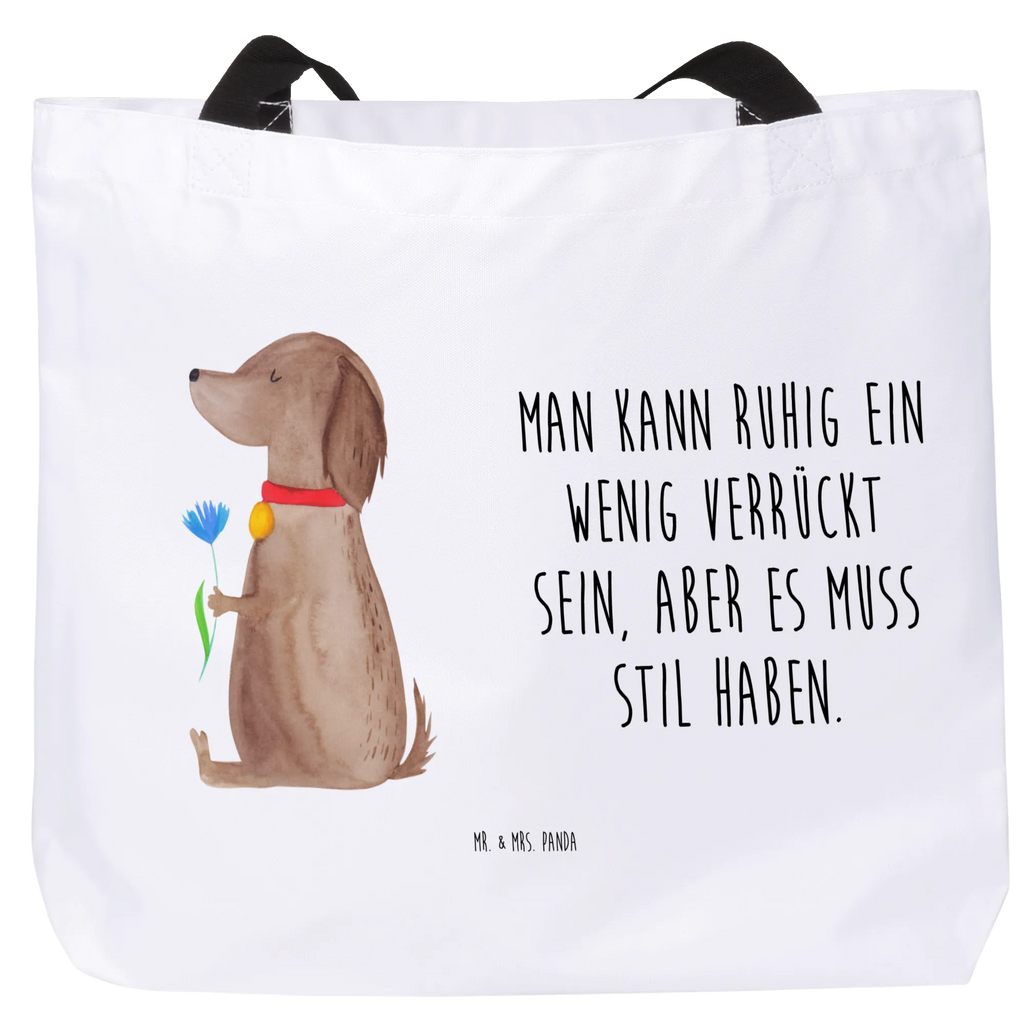 Shopper Dog flower Schultertasche, Shopper, Stofftasche, Freizeittasche, Strandtasche, XXL Tasche, XL, Einkaufstasche, Tüte, Tragebeutel, Schultasche, Schulbeutel, Alltagstasche, Beutel, Einkaufsbeutel, Ausflug, Sprüche, Hund, Hundebesitzer, Hunderasse, Haustier, Hundemotiv, Tierliebhaber, Frauchen, Hunde, Hundeliebe