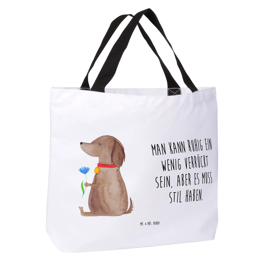 Shopper Dog flower Schultertasche, Shopper, Stofftasche, Freizeittasche, Strandtasche, XXL Tasche, XL, Einkaufstasche, Tüte, Tragebeutel, Schultasche, Schulbeutel, Alltagstasche, Beutel, Einkaufsbeutel, Ausflug, Sprüche, Hund, Hundebesitzer, Hunderasse, Haustier, Hundemotiv, Tierliebhaber, Frauchen, Hunde, Hundeliebe