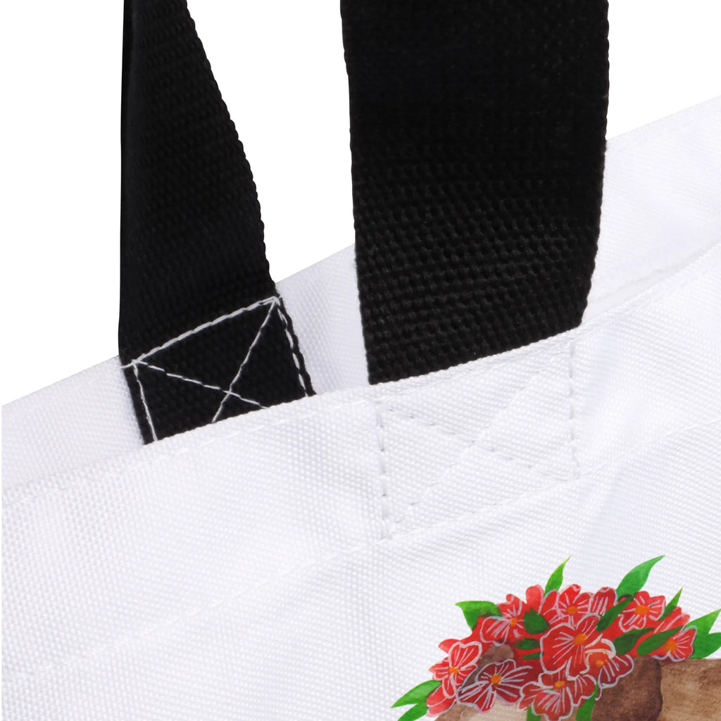 Shopper Guinea pig wisdom handle bag, large, XXL, shopper, shopping bag, carrier bag, beach bag, woman, bag, small animals, cute, funny, cute animal motives, hand drawn, small world, funny sayings, good mood, happy, gifts, gift ideas, special gifts, animal lover, card, guinea pig, wonderland, meerie, Meeries, reality, flower child, motivation, wonder, saying, wisdom