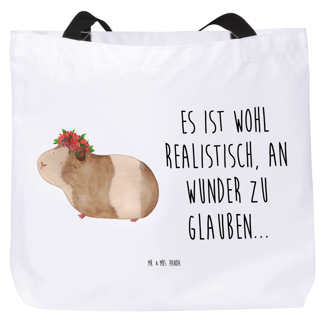 Shopper Guinea pig wisdom handle bag, large, XXL, shopper, shopping bag, carrier bag, beach bag, woman, bag, small animals, cute, funny, cute animal motives, hand drawn, small world, funny sayings, good mood, happy, gifts, gift ideas, special gifts, animal lover, card, guinea pig, wonderland, meerie, Meeries, reality, flower child, motivation, wonder, saying, wisdom