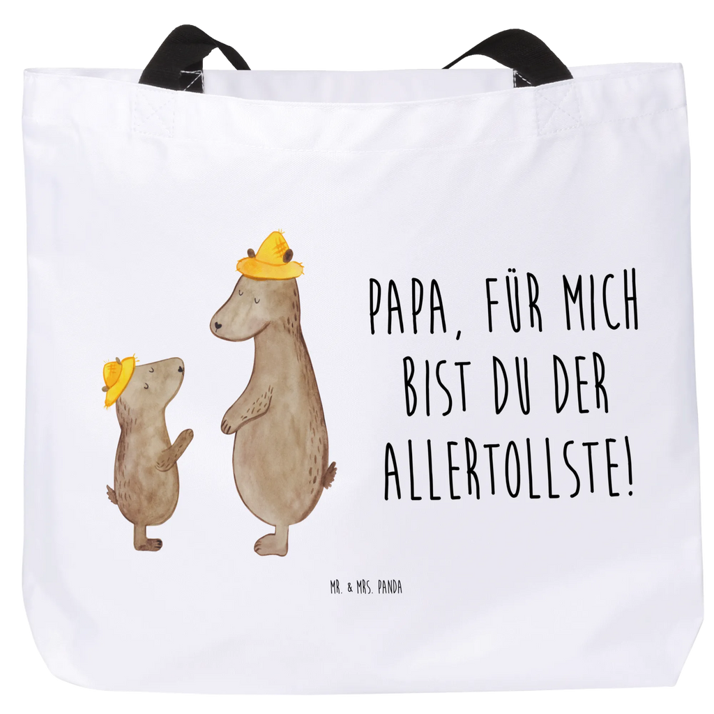 Shopper Bears with hats Shopper, Alltagstasche, XXL Tasche, Ausflug, Beutel, Tüte, Einkaufsbeutel, Freizeittasche, Stofftasche, Schultertasche, Einkaufstasche, Strandtasche, Tragebeutel, XL, Schultasche, Schulbeutel, Oma, Schwester, Mama, Bruder, Papa, Opa, Muttertag, Vatertag, Familie, Vorbild, Söhne, Sohn, Bär, Bären, Family, Paps, Kind, Lieblingsmensch, Dad, Daddy, Vater-Sohn, Papi, Kinder, Vater