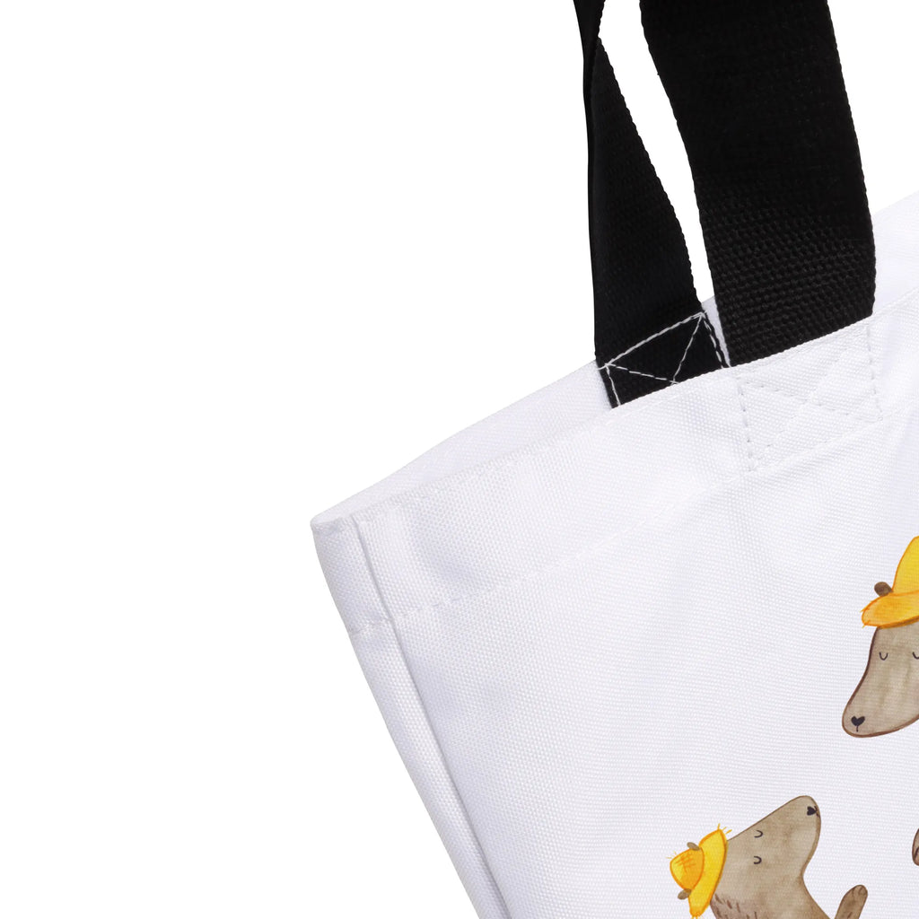 Shopper Bears with hats Shopper, Alltagstasche, XXL Tasche, Ausflug, Beutel, Tüte, Einkaufsbeutel, Freizeittasche, Stofftasche, Schultertasche, Einkaufstasche, Strandtasche, Tragebeutel, XL, Schultasche, Schulbeutel, Oma, Schwester, Mama, Bruder, Papa, Opa, Muttertag, Vatertag, Familie, Vorbild, Söhne, Sohn, Bär, Bären, Family, Paps, Kind, Lieblingsmensch, Dad, Daddy, Vater-Sohn, Papi, Kinder, Vater