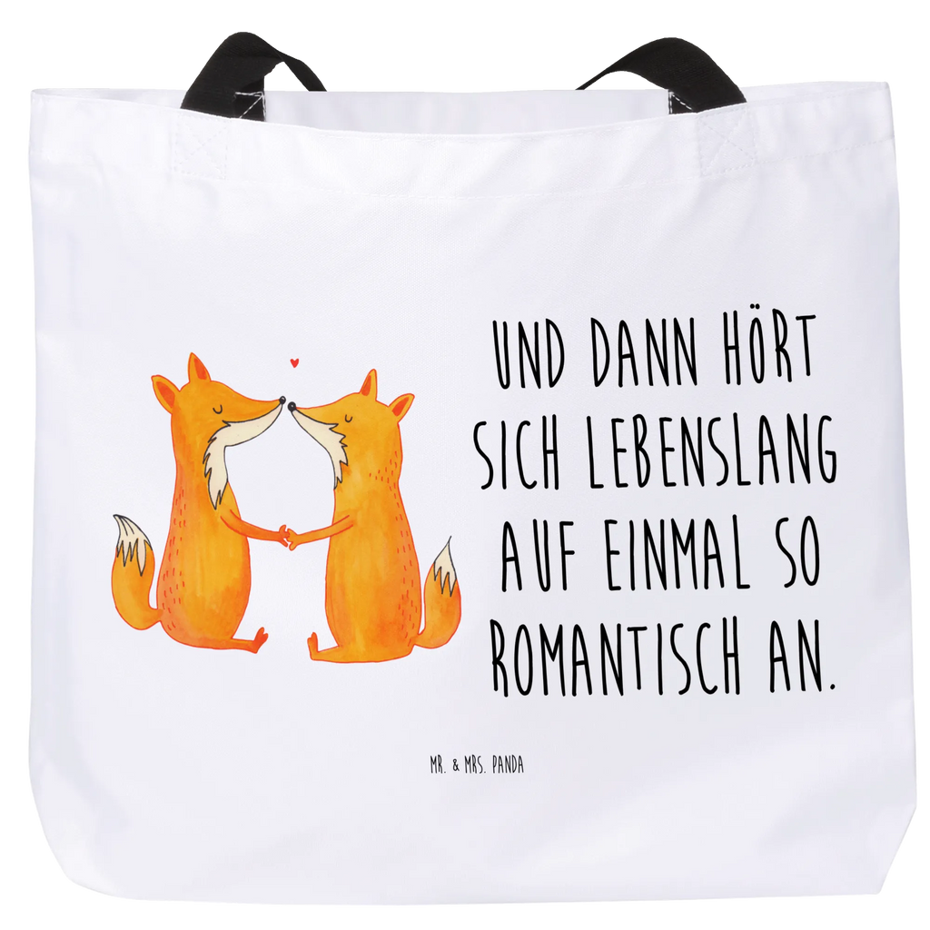Shopper foxes Love large, carrier bag, beach bag, bag, handle bag, XXL, woman, shopping bag, shopper, fox, foxes, forest wildlife, clever as a fox, animal lover, couple, partner, wife, proof of love, marriage, lovers, love, husband, fiancée, boyfriend, girlfriend
