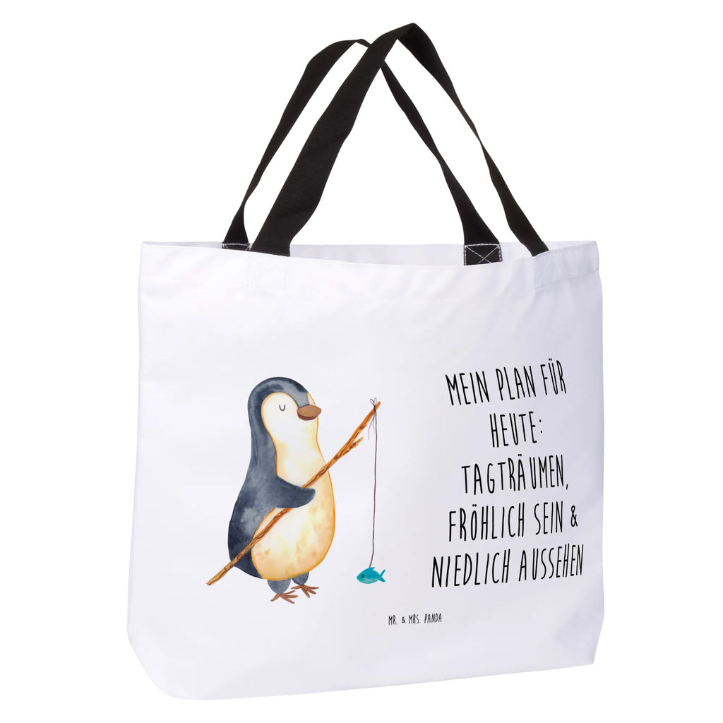 Shopper Pinguin Angler Schultasche, Einkaufstasche, XL, Freizeittasche, Beutel, Schulbeutel, Schultertasche, Einkaufsbeutel, Shopper, XXL Tasche, Tüte, Tragebeutel, Strandtasche, Ausflug, Stofftasche, Alltagstasche, Pinguin, Angeln, Urlaub, Pinguine, Angler, Plan, Neustart, Wochenende, Planer, Geschenkidee, Motivation, Freundinnen, Hobby, Tagträume, Tagesplan, Geschenk