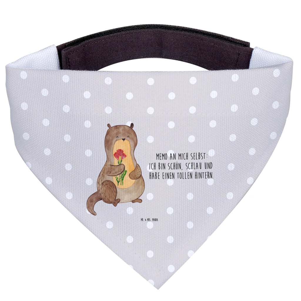 Chusta na szyję dla psa L wydra bukiet kwiatów Hundehalstuch, Hunde, Kleine Hunde, Tuch, Halstuch, Seeotter, Fischotter, Otter, Otter Seeotter See Otter