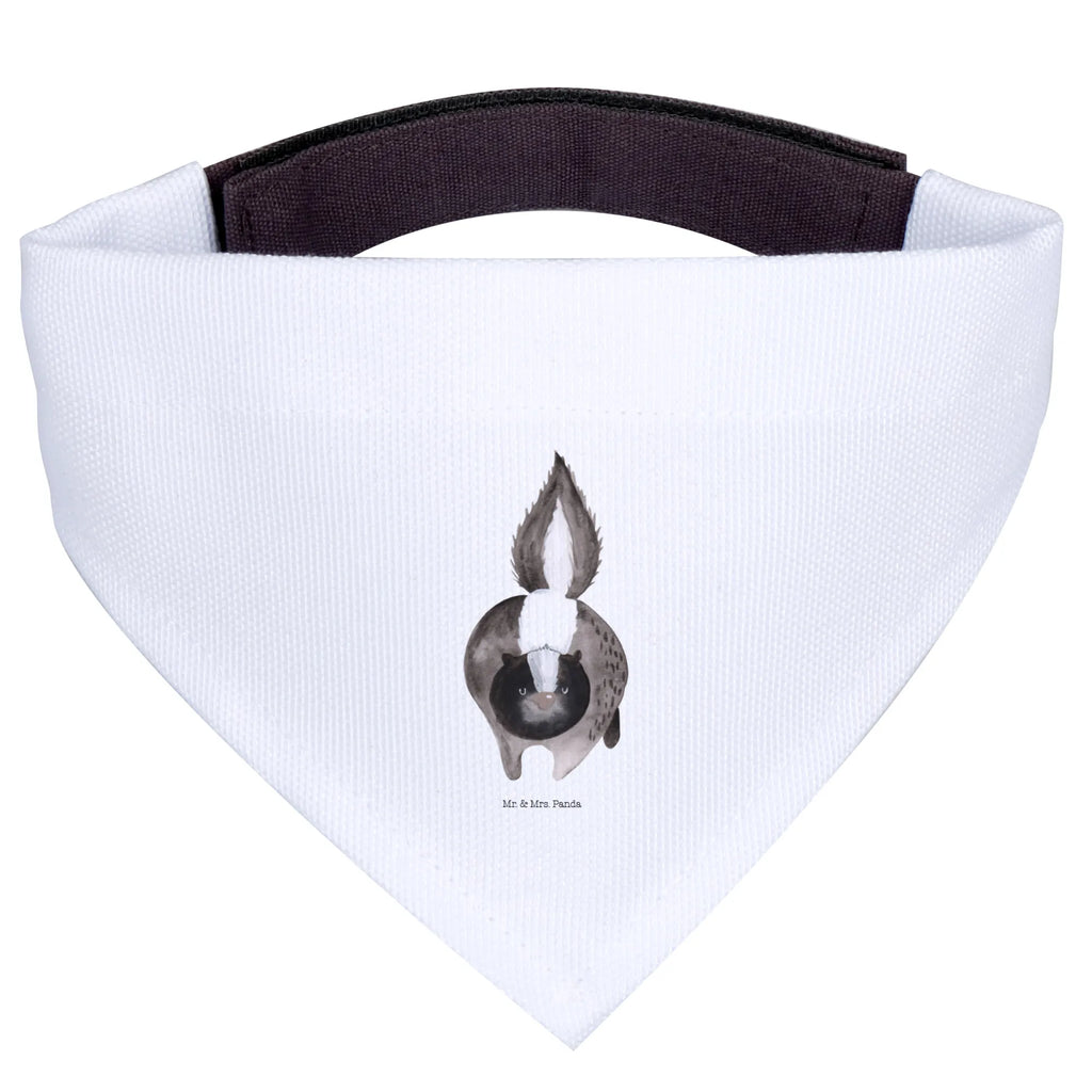 Chusta na szyję dla psa L skunks atak Hunde, Kleine Hunde, Tuch, Halstuch, Hundehalstuch, Skunk, Stinktier, Drohung, Stinker, Stinki, Raubtier, wütend, Wildtier