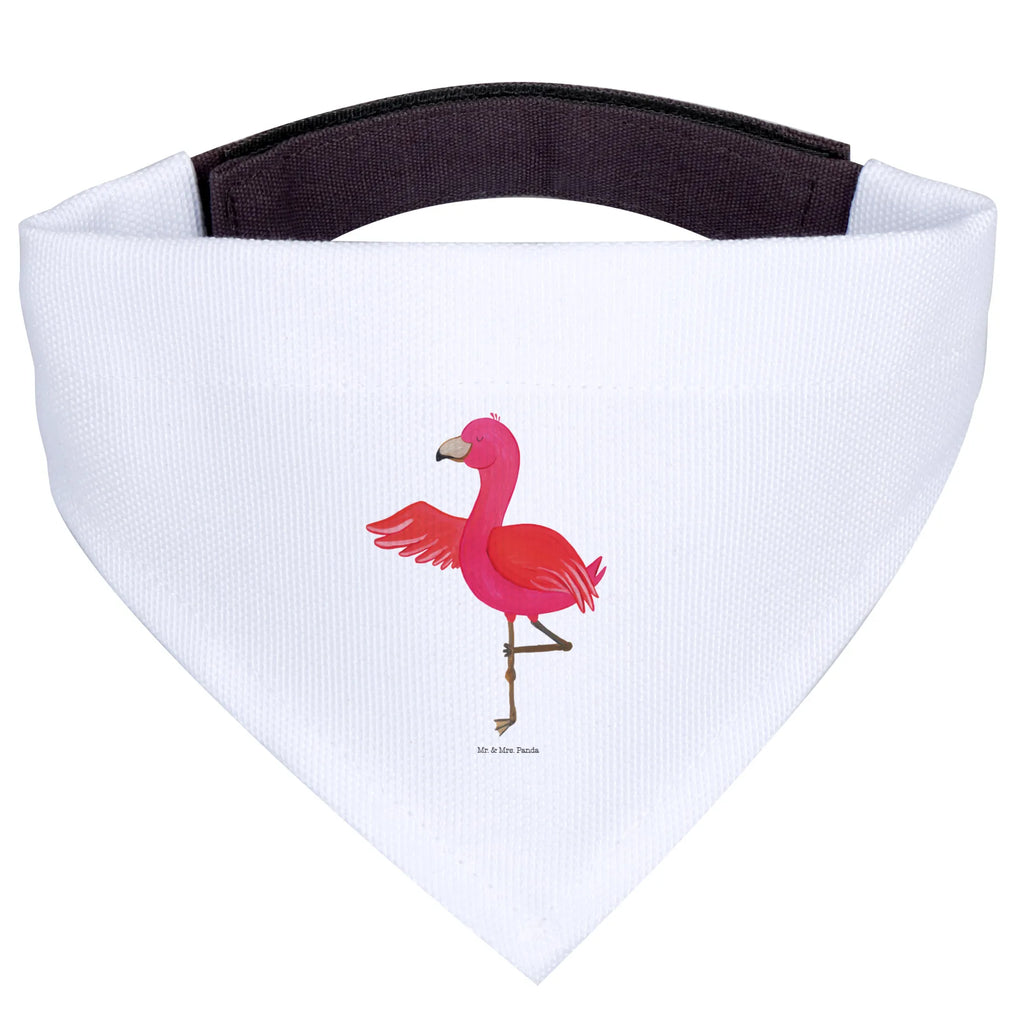 Chusta na szyję dla psa L Flamingo joga Hundehalstuch, Hunde, Tuch, mittelgroße Hunde, mittel, Halstuch, Flamingo, Achtsamkeit, Vogel, Entspannung, Yoga-Übung, Namaste, Aufregen, Tiefenentspannung, Ärger, Yoga