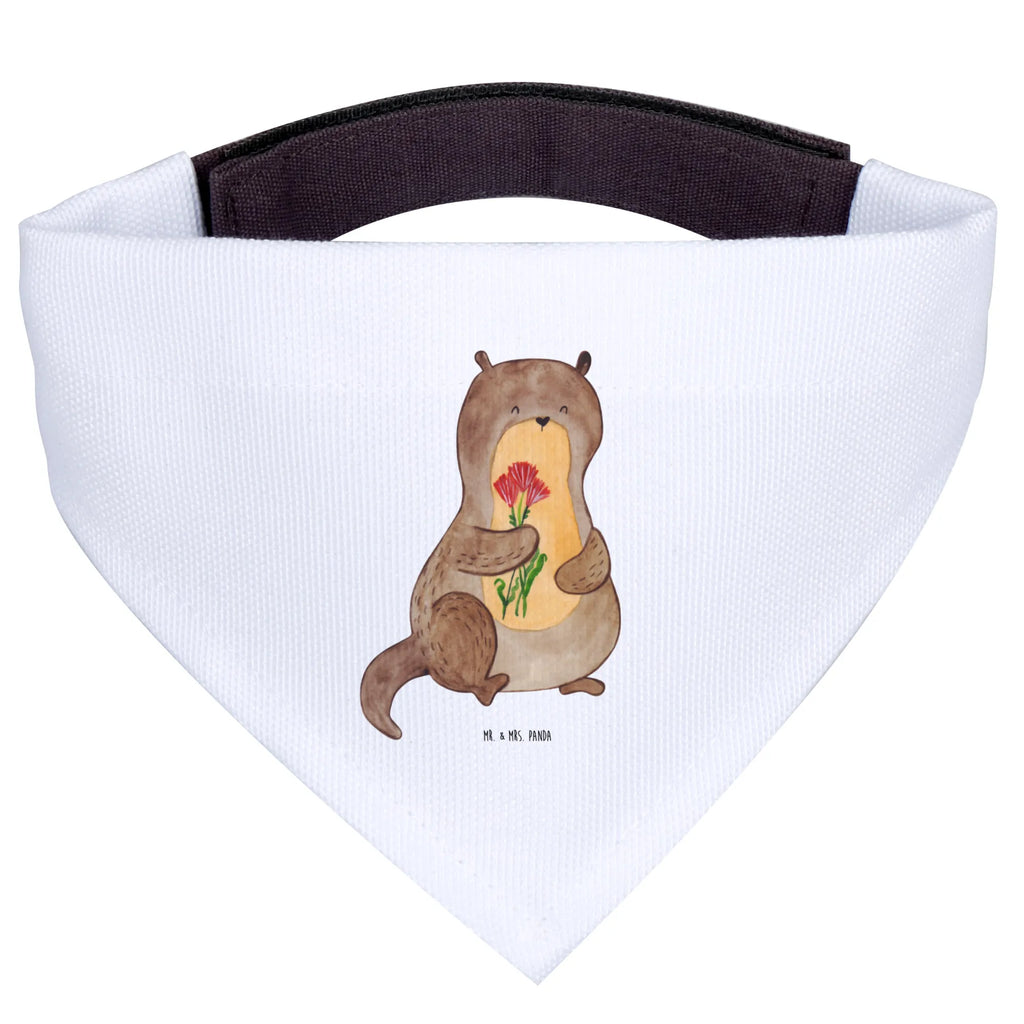 Chusta na szyję dla psa L wydra bukiet kwiatów Hundehalstuch, Hunde, Kleine Hunde, Tuch, Halstuch, Seeotter, Fischotter, Otter, Otter Seeotter See Otter