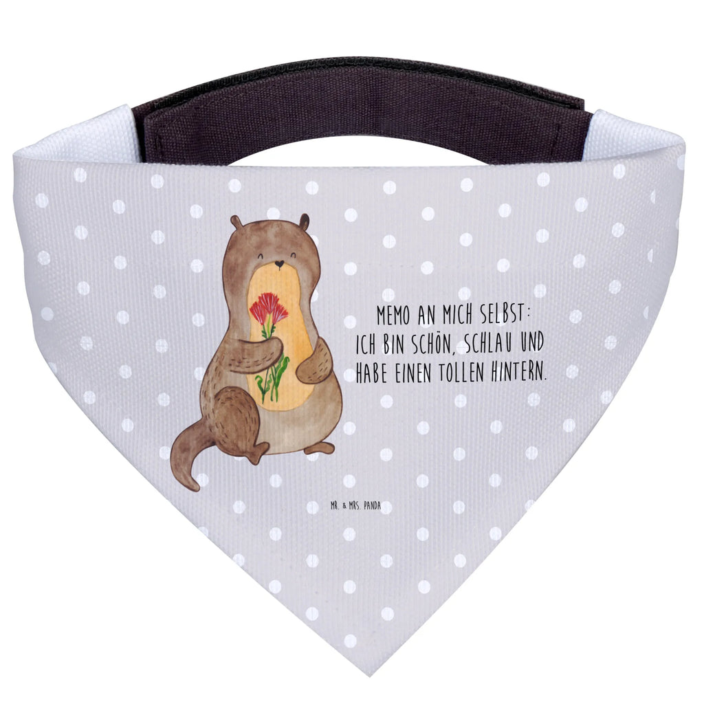 Chusta na szyję dla psa L wydra bukiet kwiatów Hundehalstuch, Hunde, Kleine Hunde, Tuch, Halstuch, Seeotter, Fischotter, Otter, Otter Seeotter See Otter