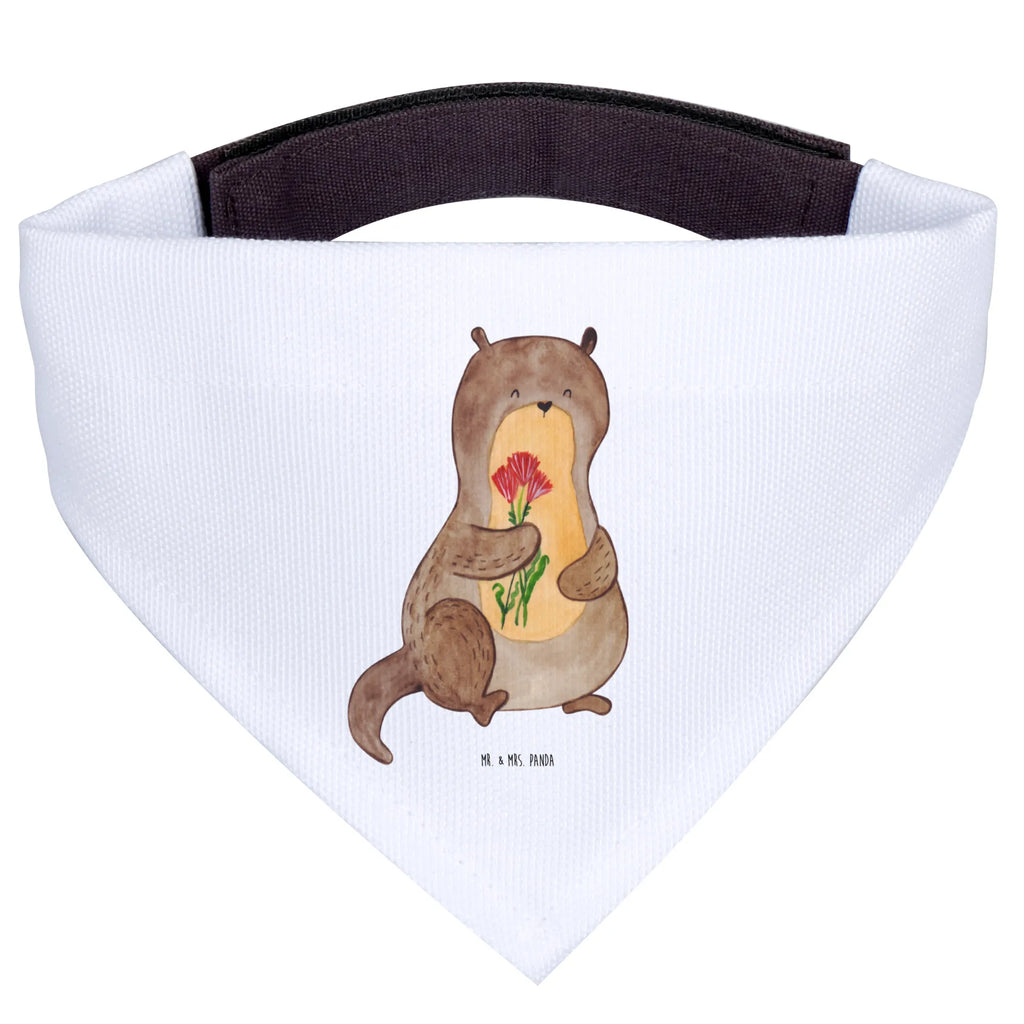 Chusta na szyję dla psa L wydra bukiet kwiatów Hundehalstuch, Hunde, Kleine Hunde, Tuch, Halstuch, Seeotter, Fischotter, Otter, Otter Seeotter See Otter