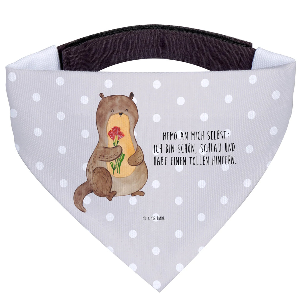 Chusta na szyję dla psa L wydra bukiet kwiatów Hundehalstuch, Hunde, Kleine Hunde, Tuch, Halstuch, Seeotter, Fischotter, Otter, Otter Seeotter See Otter