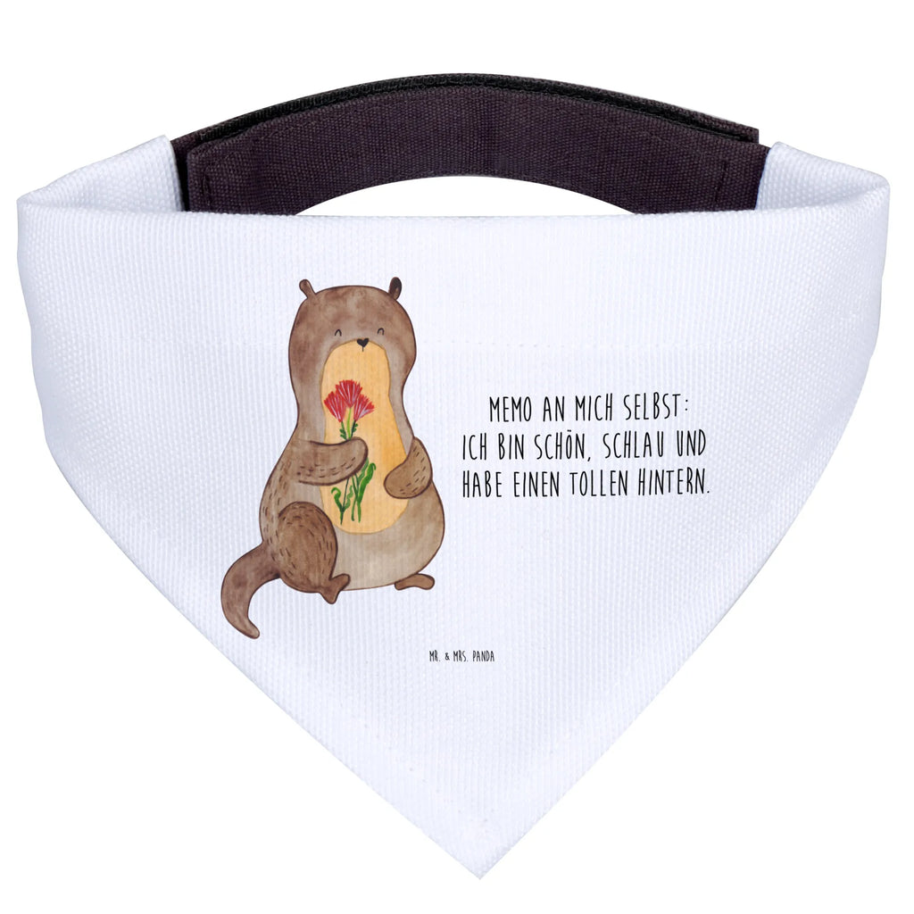 Chusta na szyję dla psa L wydra bukiet kwiatów Hundehalstuch, Hunde, Kleine Hunde, Tuch, Halstuch, Seeotter, Fischotter, Otter, Otter Seeotter See Otter