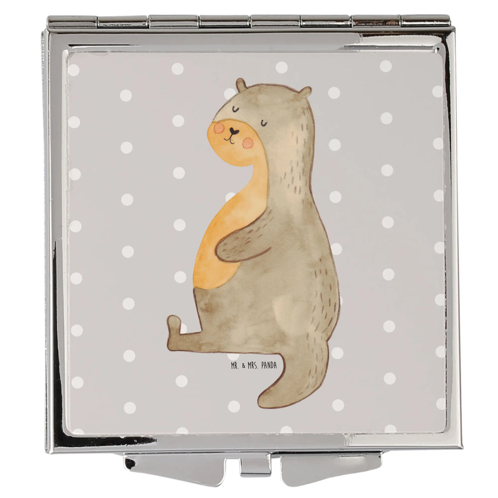 Handtaschenspiegel quadratisch Otter Bauch Schminkspiegel Kompakt, Spiegel Für Schminktasche, Kompaktspiegel, Reise Spiegel, Klappbarer Handspiegel, Handspiegel Für Damen, Spiegel Für Unterwegs, Tragbarer Spiegel, Klappspiegel, Design Taschenspiegel, Schminkspiegel To Go, Quadratischer Handspiegel, Handspiegel Mit Hülle, Taschenspiegel, Spiegel Für Make-Up Tasche, Taschen-Kosmetikspiegel, Vintage Kompaktspiegel, Klappbarer Taschenspiegel, Spiegel Für Handtasche, Handtaschenspiegel, Handspiegel Zum Mitnehmen, Deko Handspiegel, Handspiegel Geschenkidee, Silber, Mini Spiegel, Kosmetikspiegel Klein, Runder Taschenspiegel, Fischotter, Otter, Seeotter, Otter Seeotter See Otter