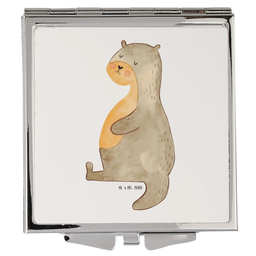 Handtaschenspiegel quadratisch Otter Bauch Schminkspiegel Kompakt, Spiegel Für Schminktasche, Kompaktspiegel, Reise Spiegel, Klappbarer Handspiegel, Handspiegel Für Damen, Spiegel Für Unterwegs, Tragbarer Spiegel, Klappspiegel, Design Taschenspiegel, Schminkspiegel To Go, Quadratischer Handspiegel, Handspiegel Mit Hülle, Taschenspiegel, Spiegel Für Make-Up Tasche, Taschen-Kosmetikspiegel, Vintage Kompaktspiegel, Klappbarer Taschenspiegel, Spiegel Für Handtasche, Handtaschenspiegel, Handspiegel Zum Mitnehmen, Deko Handspiegel, Handspiegel Geschenkidee, Silber, Mini Spiegel, Kosmetikspiegel Klein, Runder Taschenspiegel, Fischotter, Otter, Seeotter, Otter Seeotter See Otter